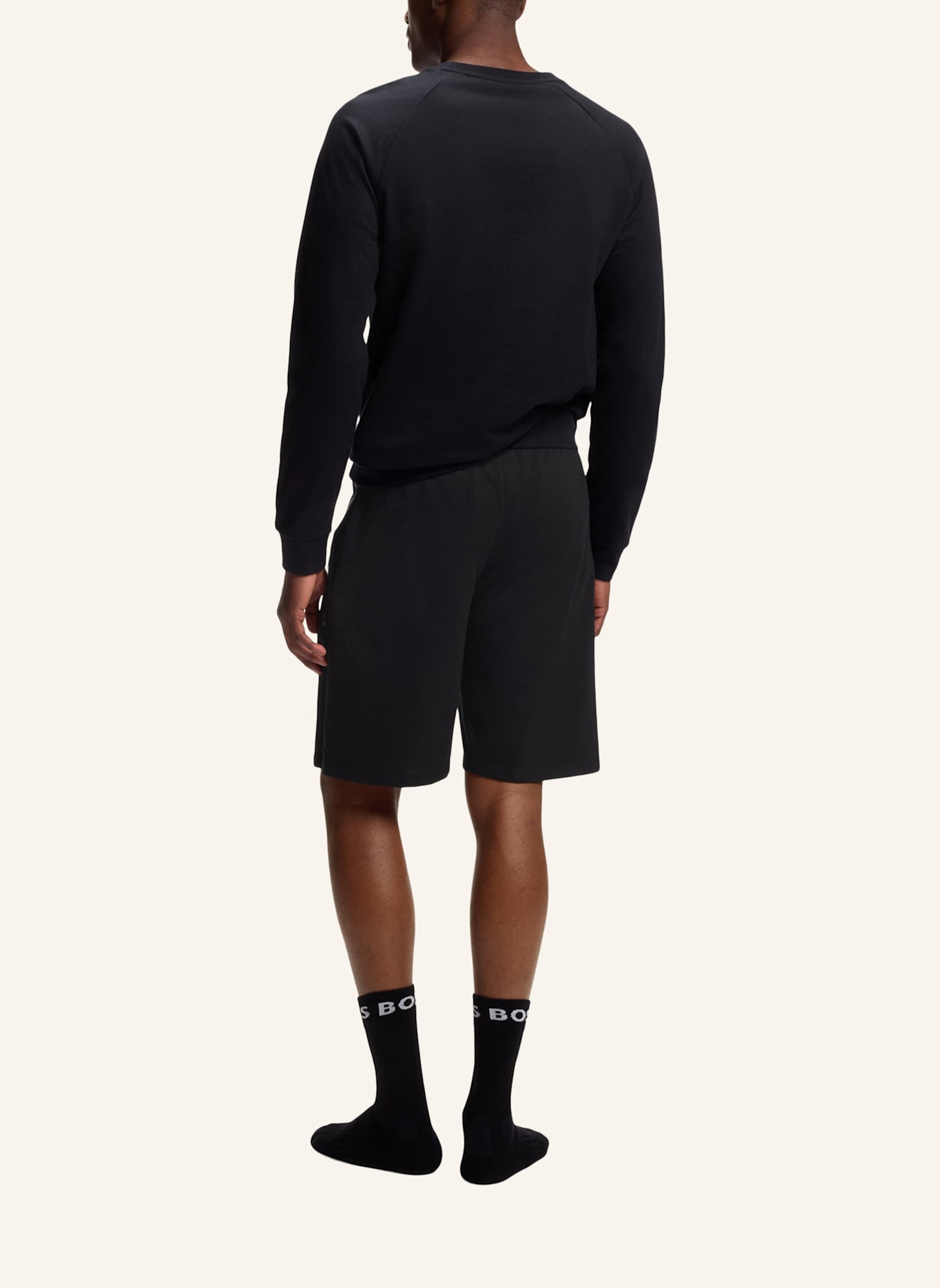 BOSS Loungewear Unterteil AUTHENTIC SHORTS: SCHWARZ