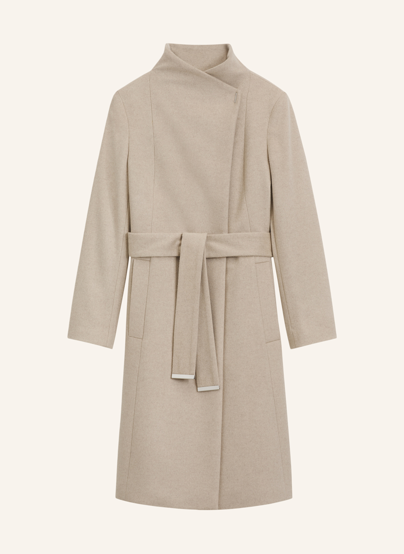 BOSS Wollmantel CALEGAN: BEIGE