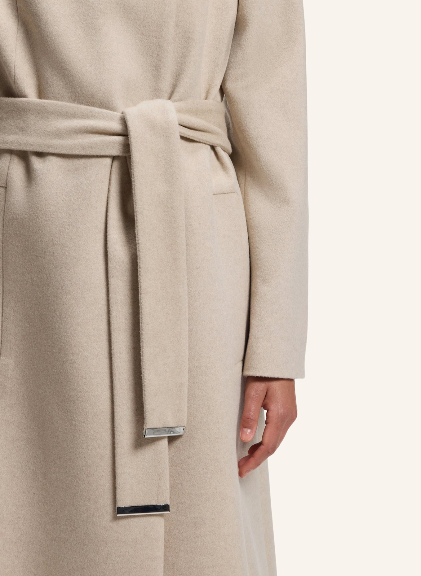 BOSS Wollmantel CALEGAN: BEIGE