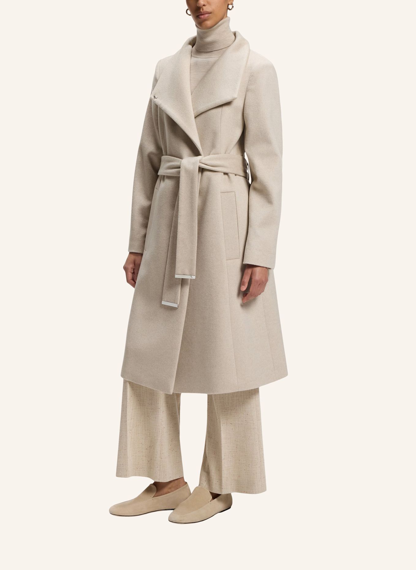 BOSS Wollmantel CALEGAN: BEIGE