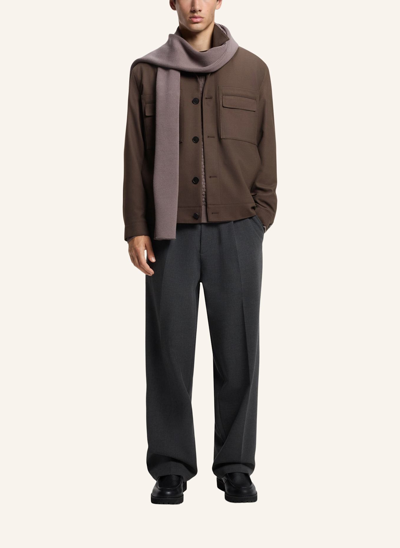 HUGO Sakko JULIANO243F1 Slim Fit: BRAUN