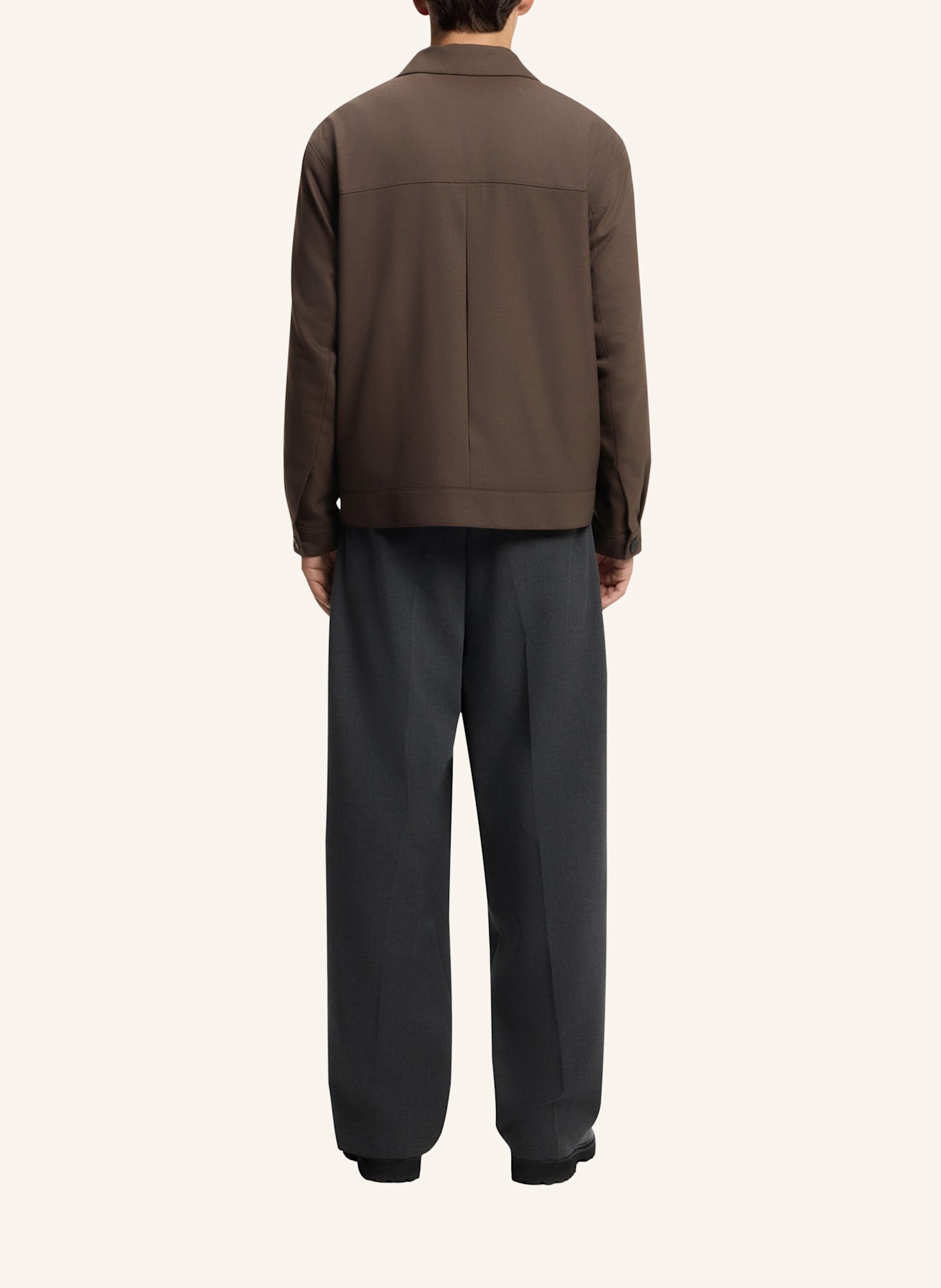 HUGO Sakko JULIANO243F1 Slim Fit: BRAUN