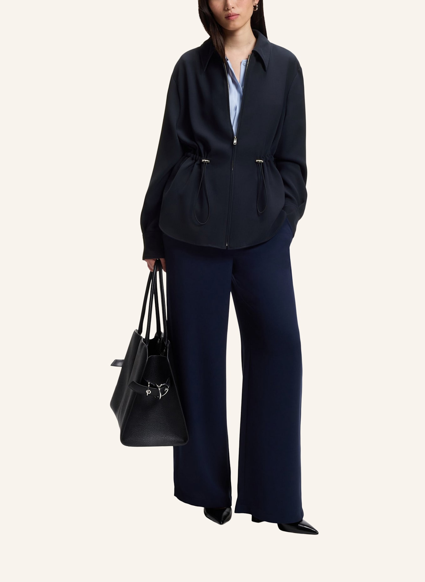 BOSS Blazer JALISYNA Regular Fit: DUNKELBLAU