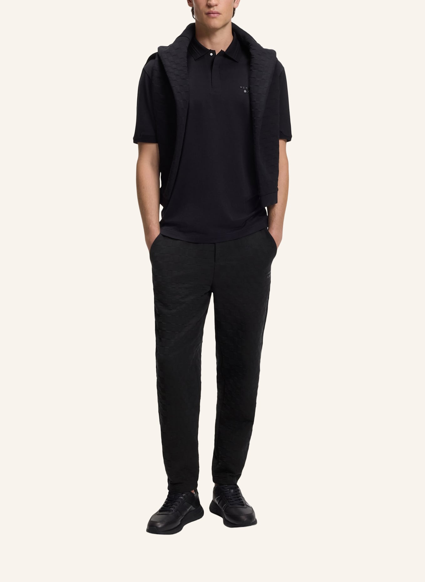 BOSS Casual Hose JT_PS ICONS70 JACQ Regular Fit: SCHWARZ