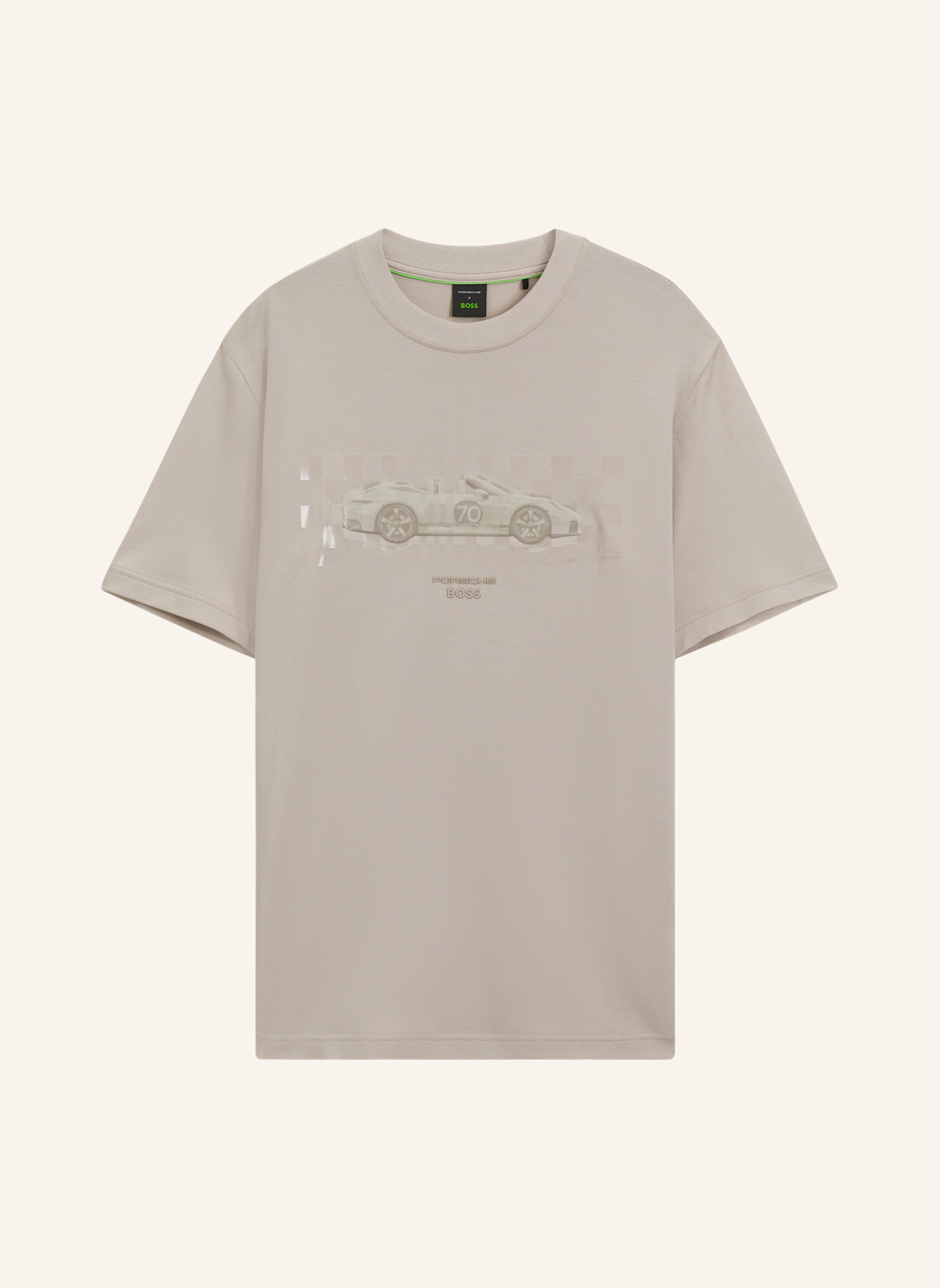 BOSS T-Shirt TS_PS ICONS70 CAR Regular Fit: BEIGE