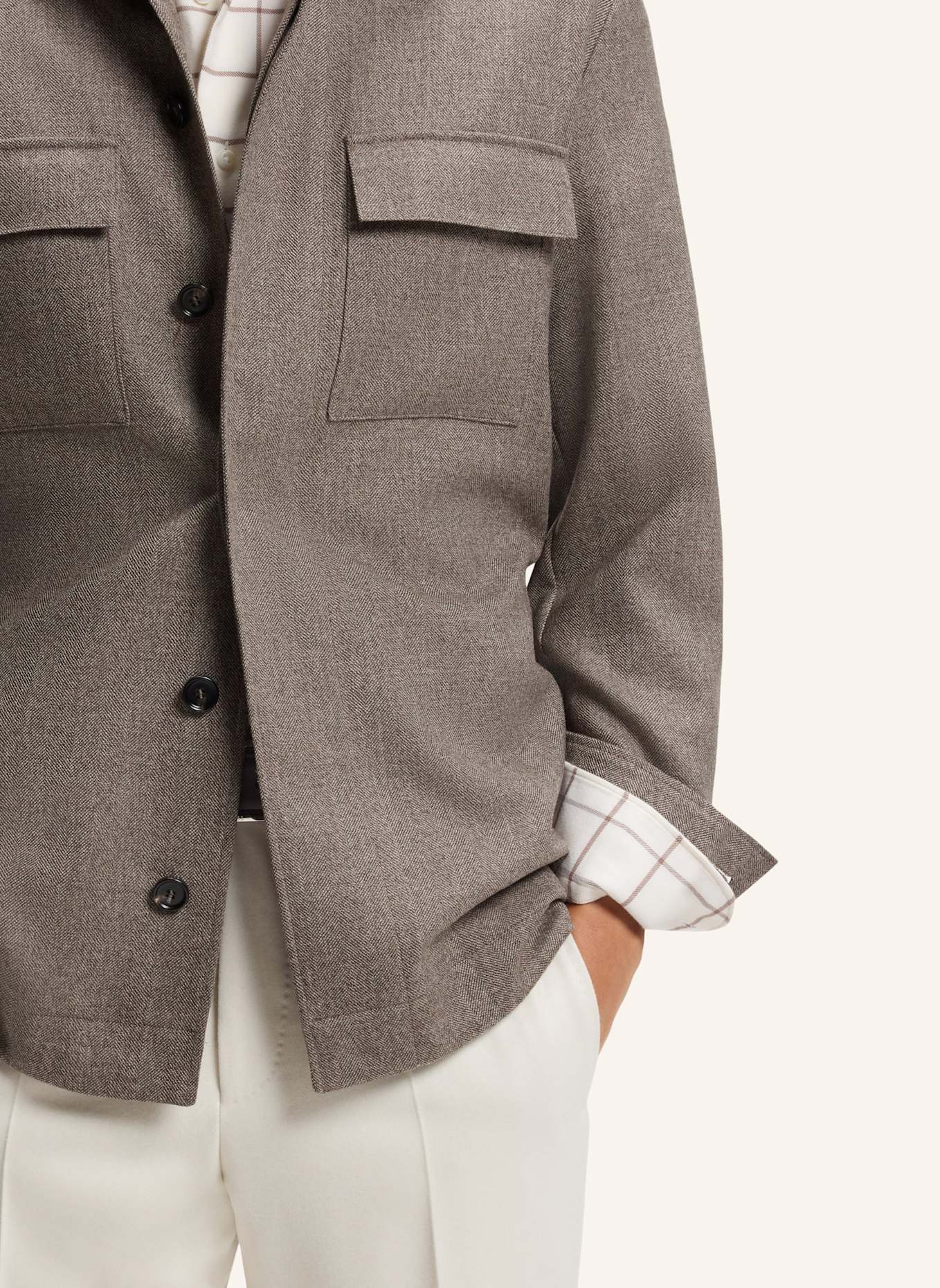 BOSS Sakko L-CORVIN-2FP-263 Relaxed Fit: GRÜN