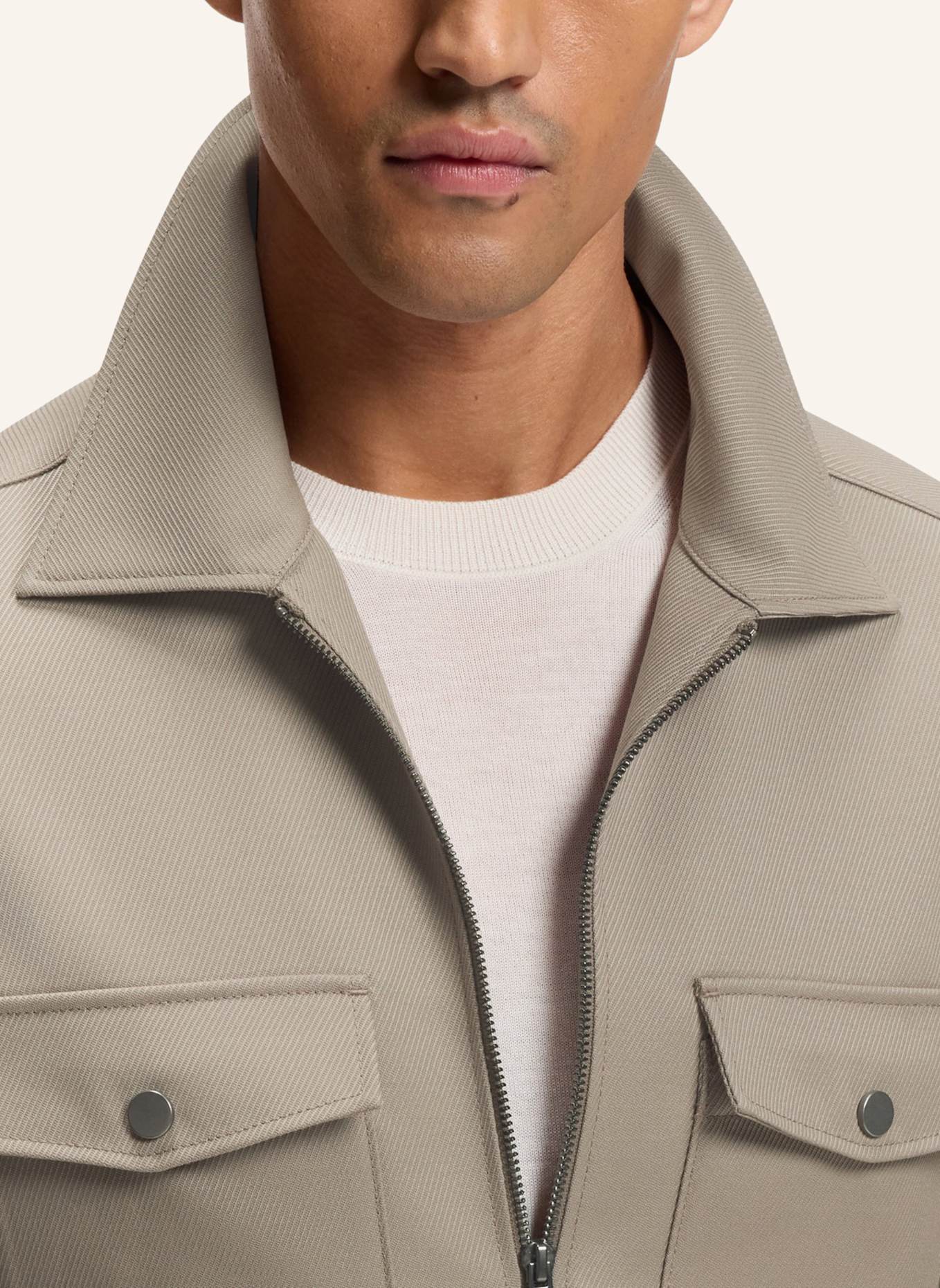 BOSS Sakko C-CARPER-OS-ZIPP-264 Relaxed Fit: BRAUN