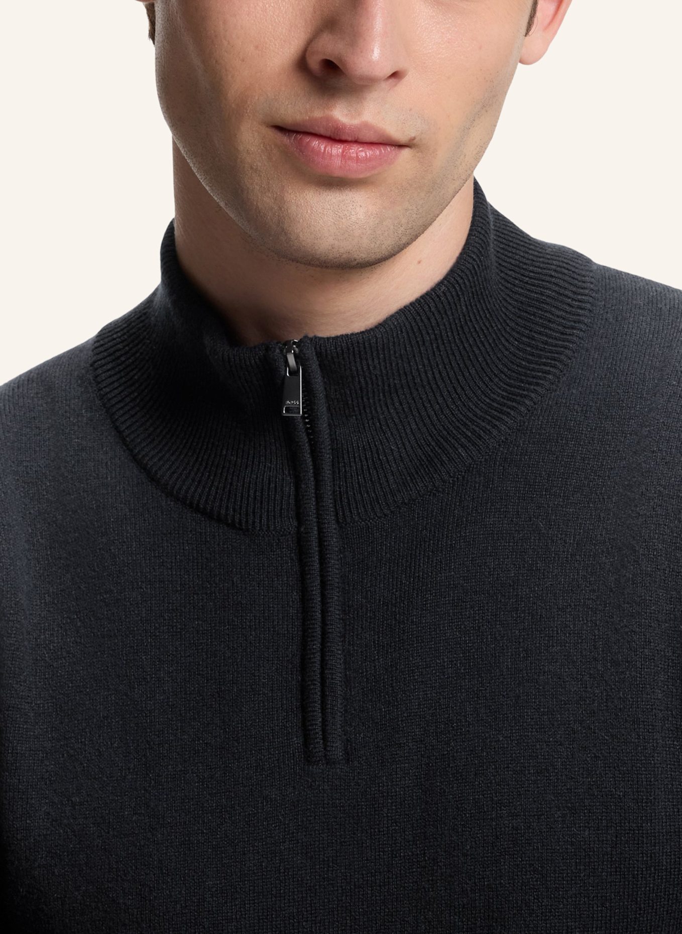 BOSS Pullover H-HEMARLO Regular Fit: DUNKELBLAU