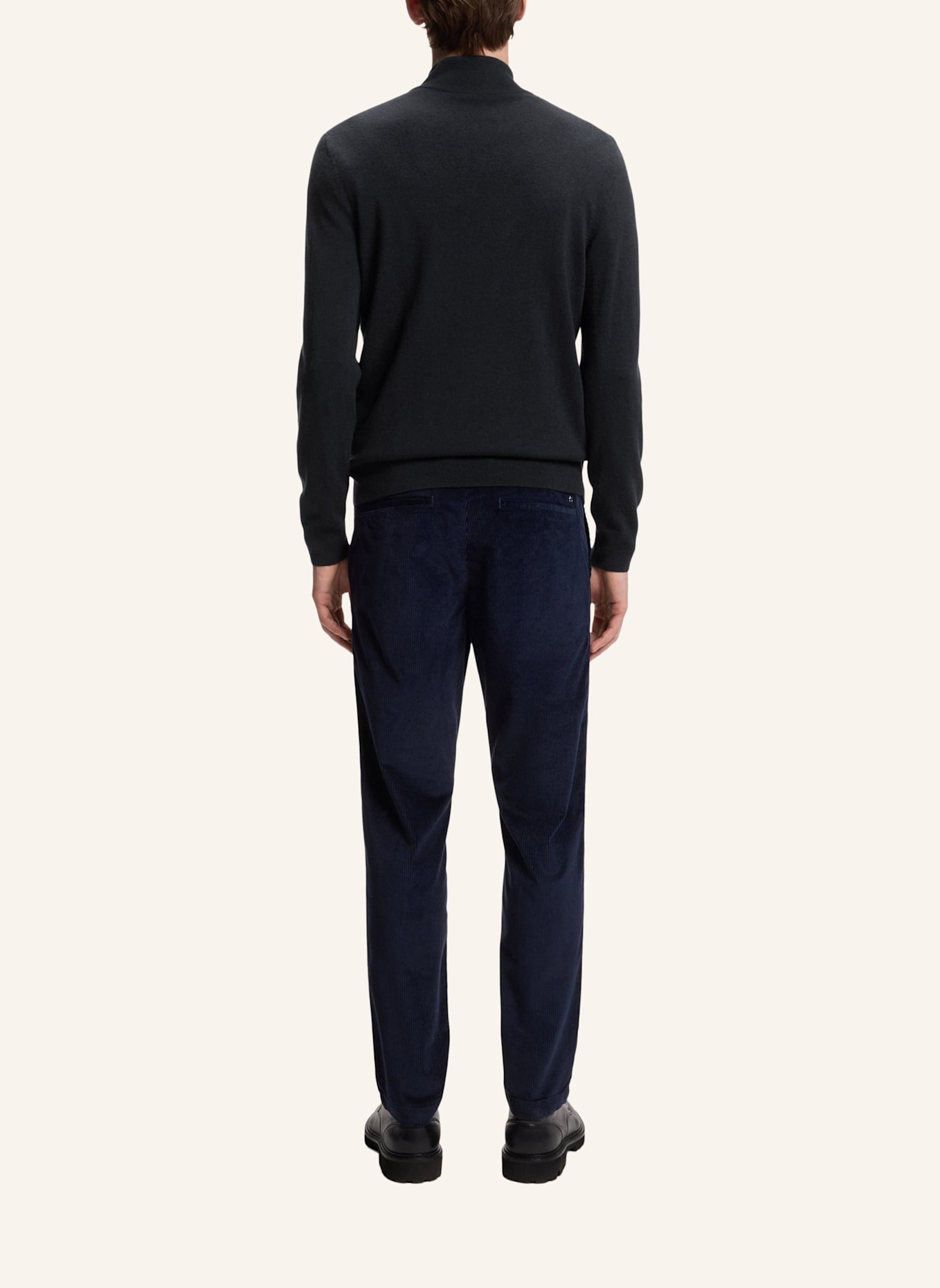 BOSS Pullover H-HEMARLO Regular Fit: DUNKELBLAU