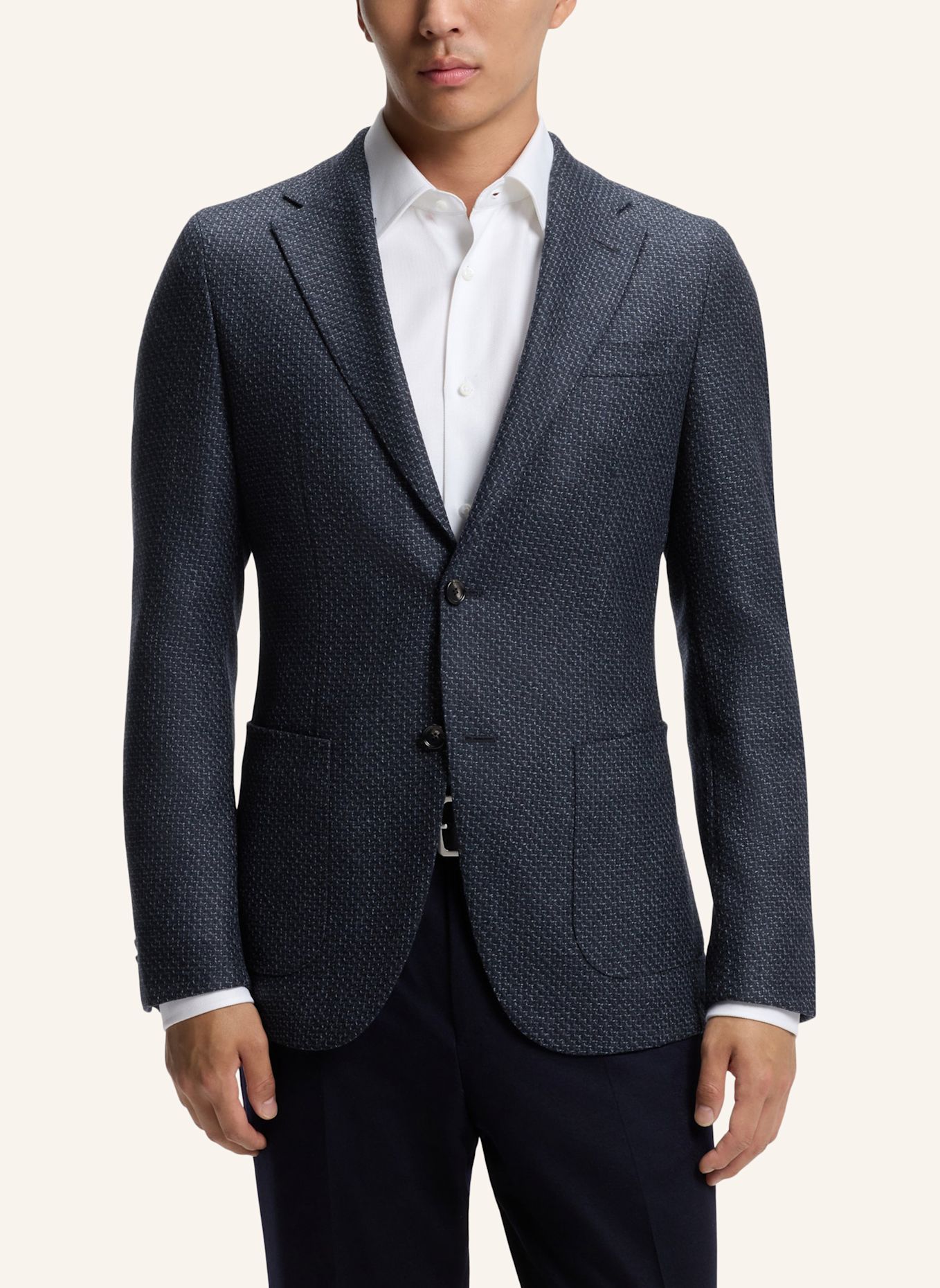 BOSS Sakko L-HESTON-263 Slim Fit: DUNKELBLAU
