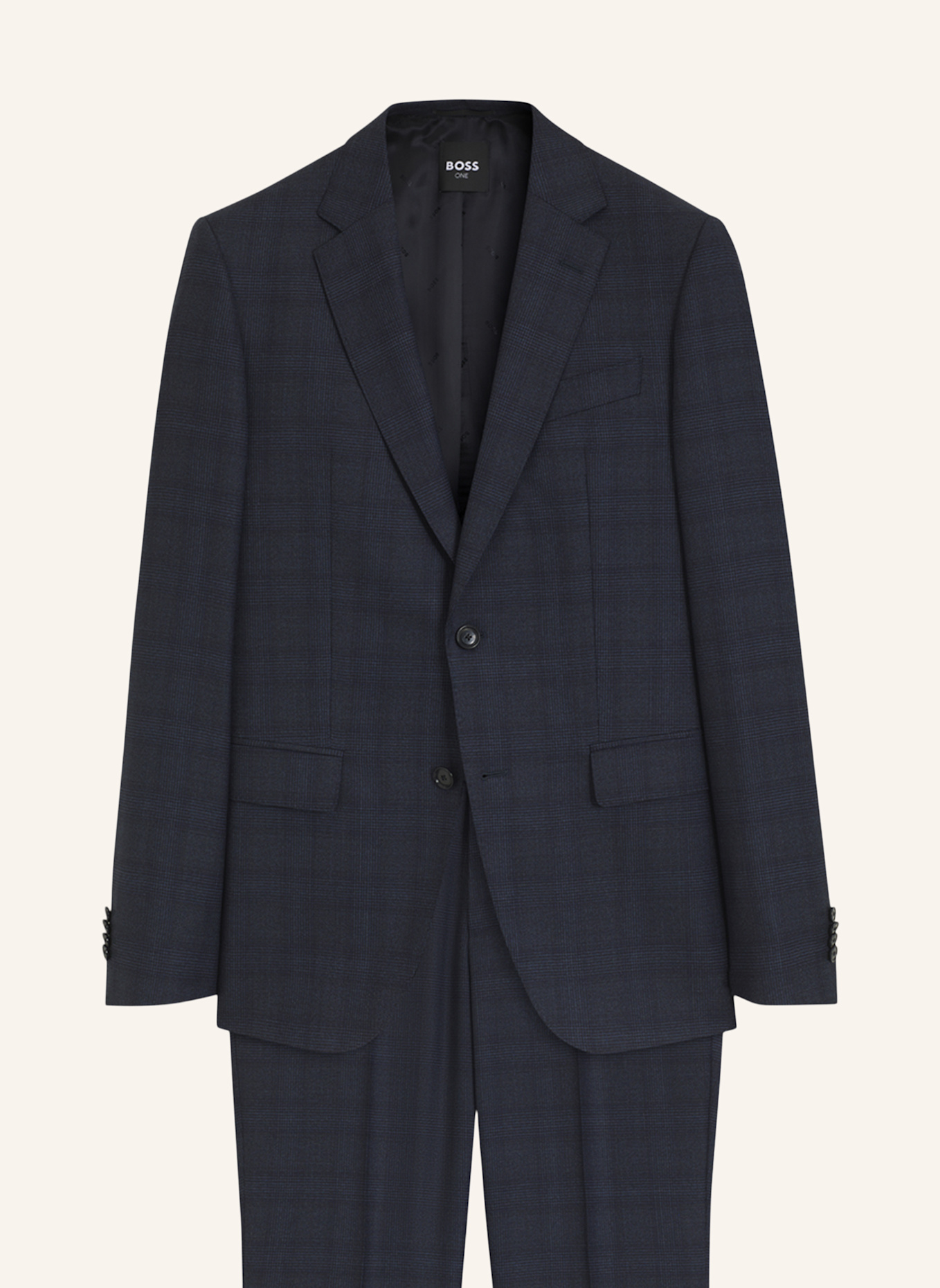 BOSS Anzug H-HUGE-2PCS-B1-263 Slim Fit: DUNKELBLAU