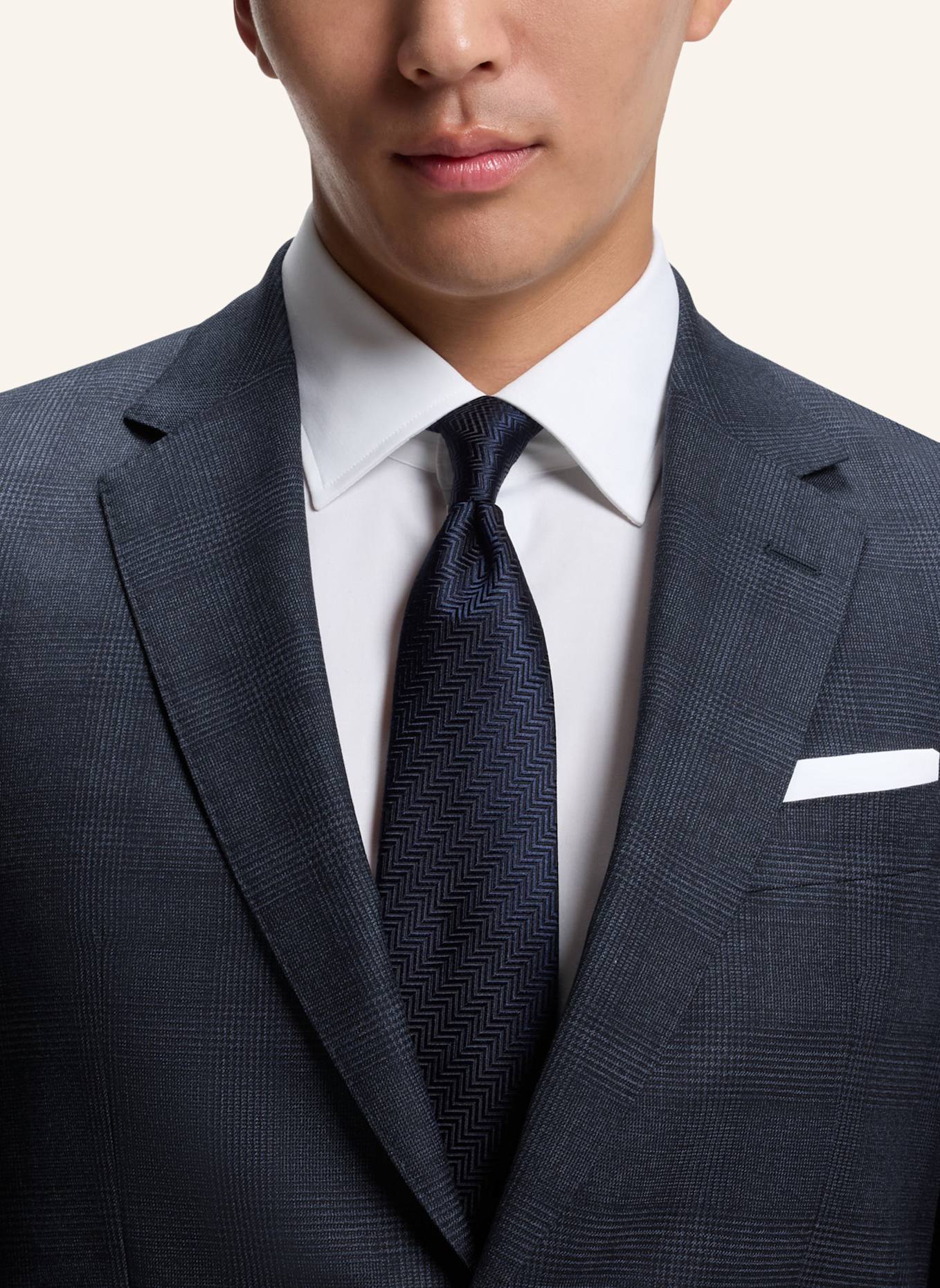 BOSS Anzug H-HUGE-2PCS-B1-263 Slim Fit: DUNKELBLAU