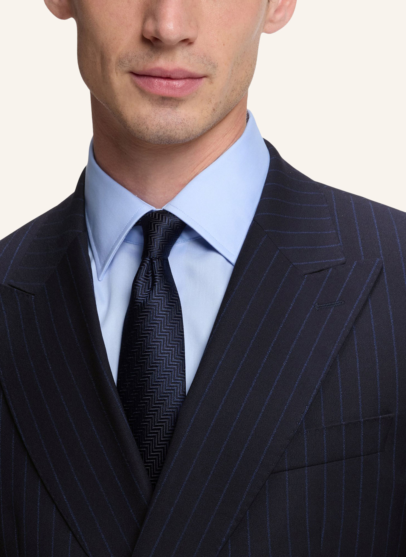 BOSS Anzug H-HUGE-2PCS-DB-264 Slim Fit: DUNKELBLAU
