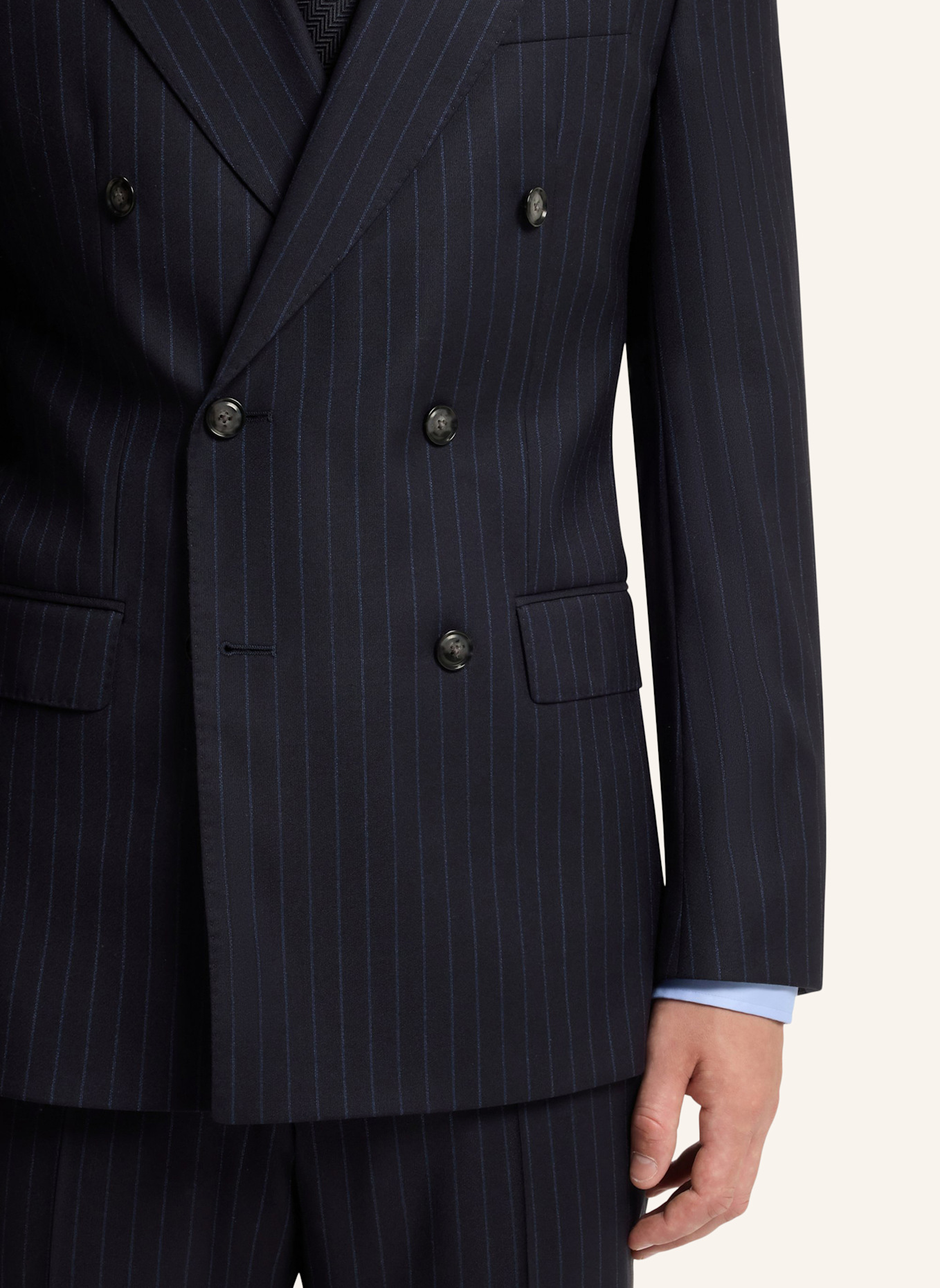 BOSS Anzug H-HUGE-2PCS-DB-264 Slim Fit: DUNKELBLAU