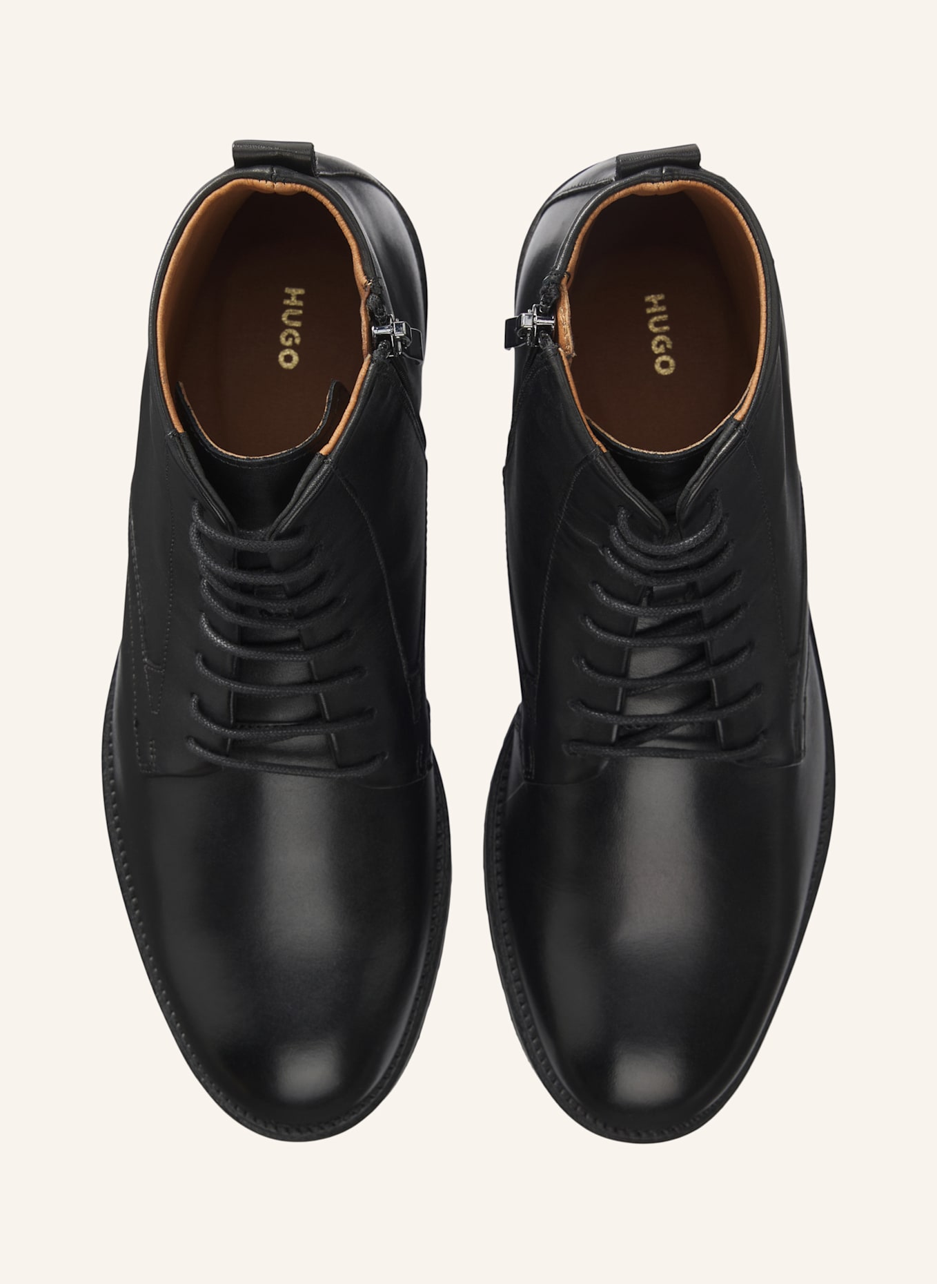 HUGO Boots GINSBY_HALB_PLLT: SCHWARZ