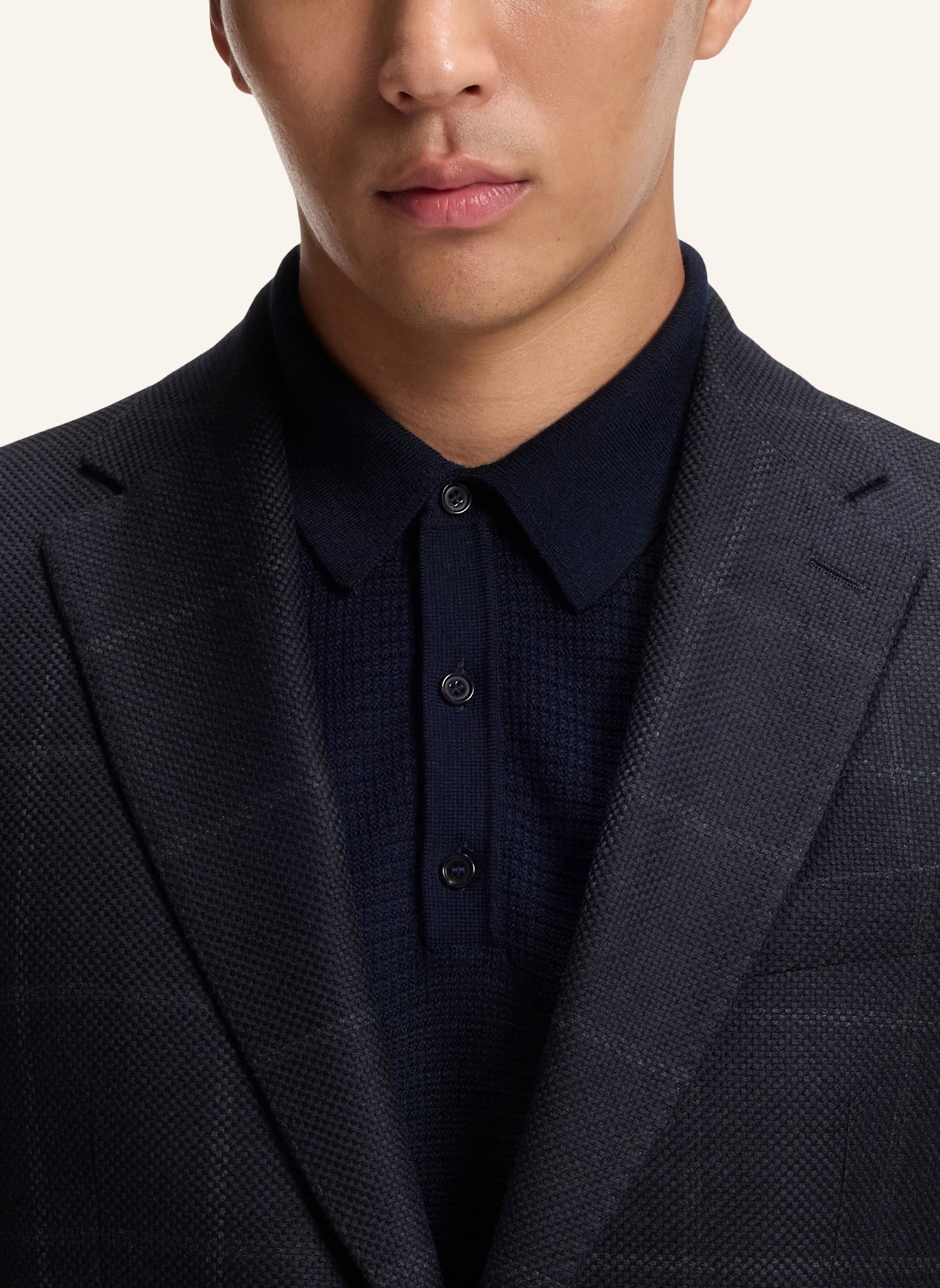 BOSS Sakko H-HUTSON-2PP-263 Slim Fit: DUNKELBLAU