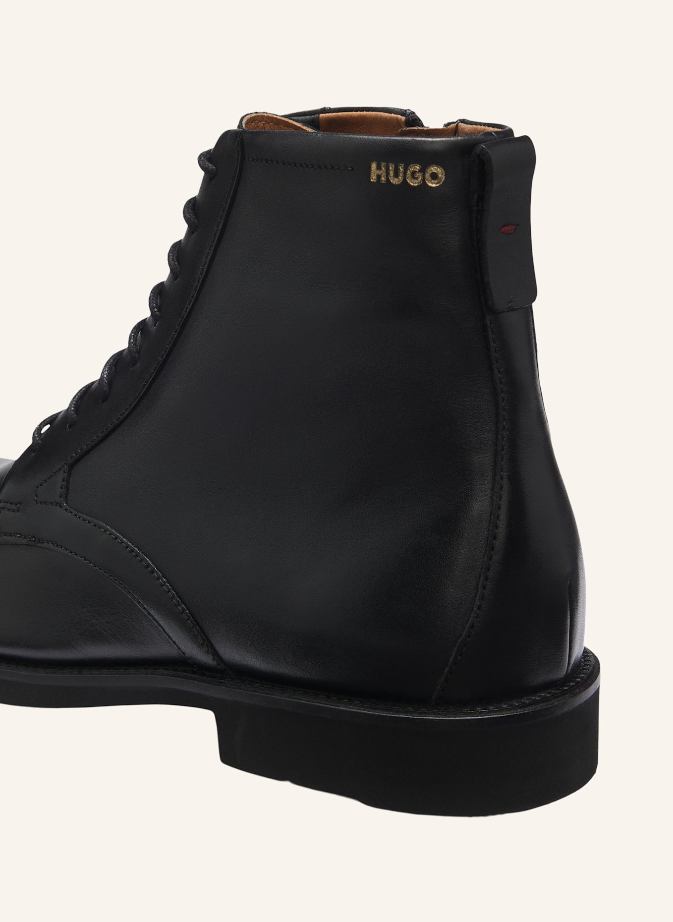 HUGO Boots GINSBY_HALB_PLLT: SCHWARZ