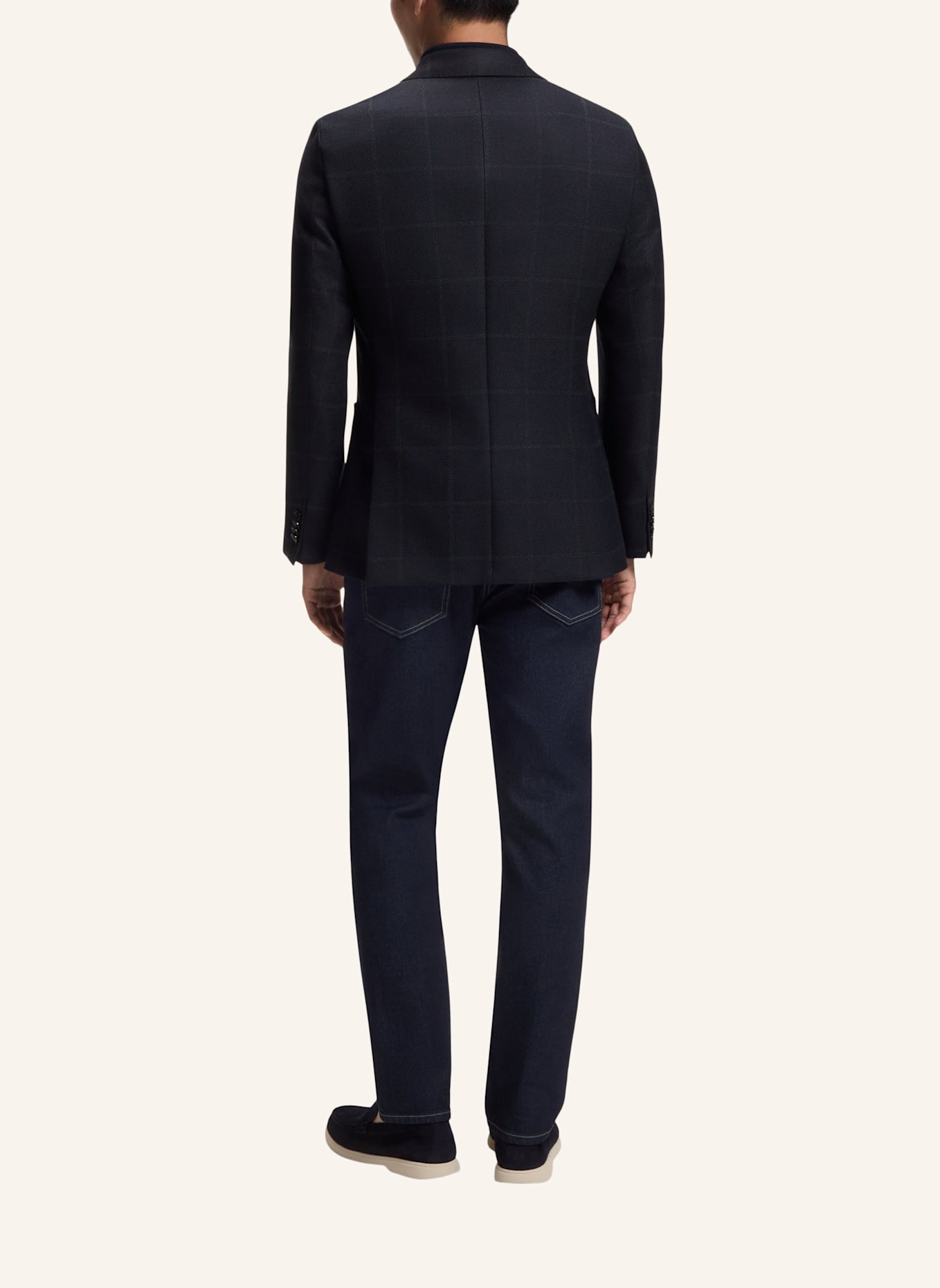 BOSS Sakko H-HUTSON-2PP-263 Slim Fit: DUNKELBLAU