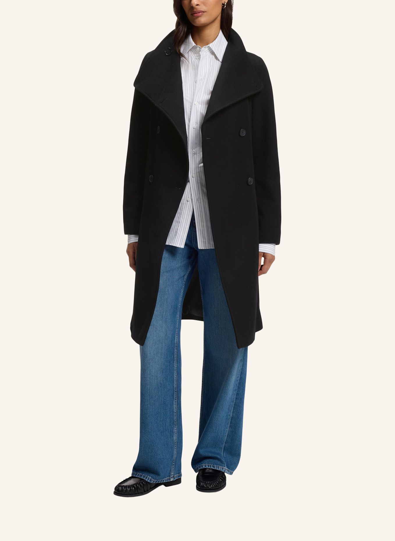 BOSS Mantel CEDANDY1_IN Regular Fit: SCHWARZ