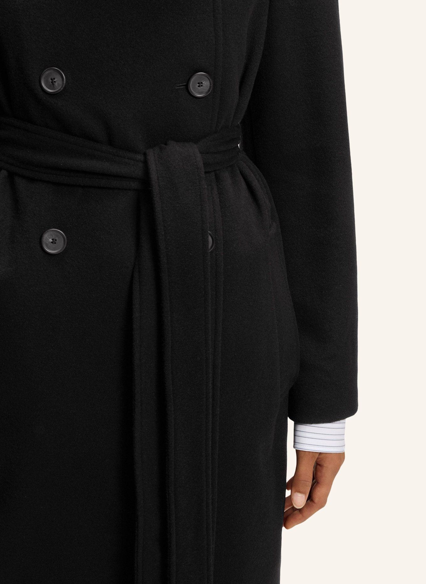 BOSS Mantel CEDANDY1_IN Regular Fit: SCHWARZ