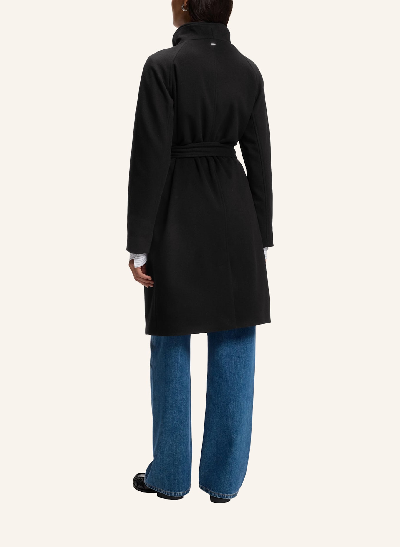 BOSS Mantel CEDANDY1_IN Regular Fit: SCHWARZ