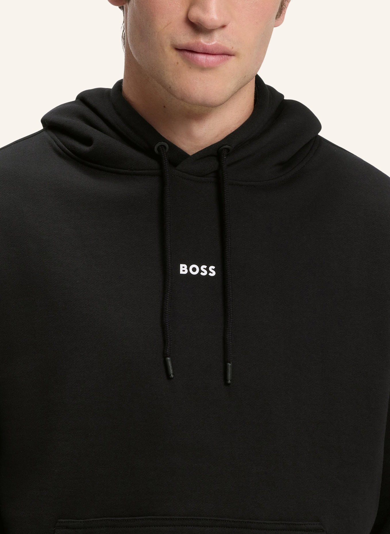 BOSS TRACKSUITWESMALLHOOD Regular Fit: SCHWARZ