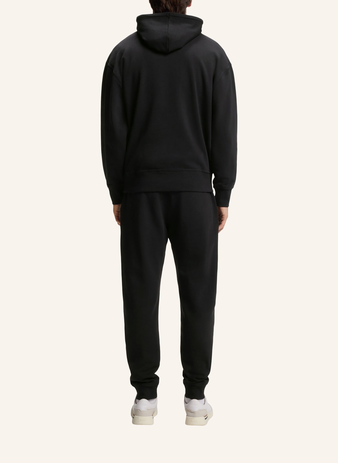 BOSS TRACKSUITWESMALLHOOD Regular Fit: SCHWARZ