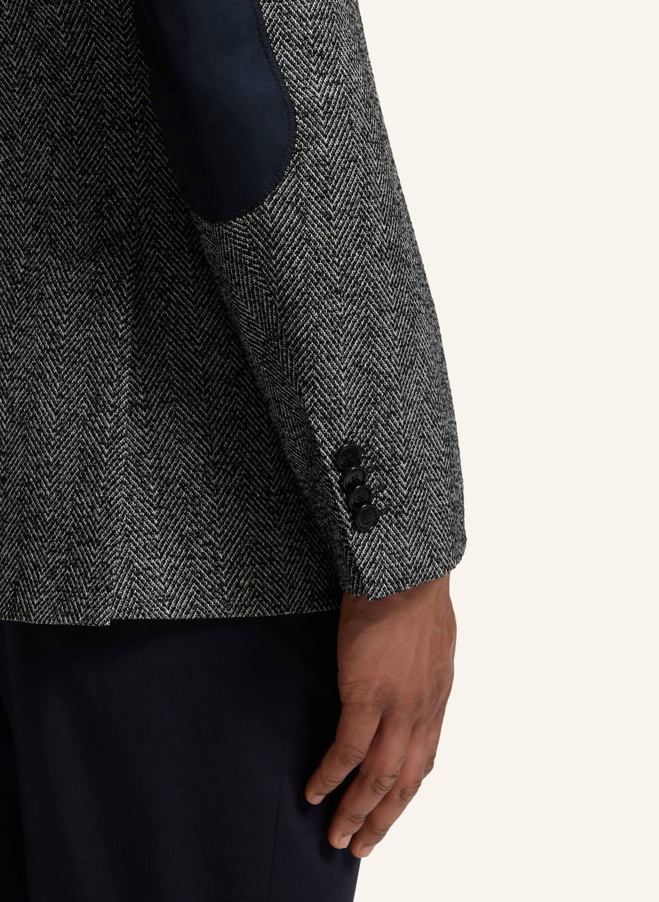 BOSS Sakko H-JANSON-ELBOW-214 Regular Fit: SCHWARZ