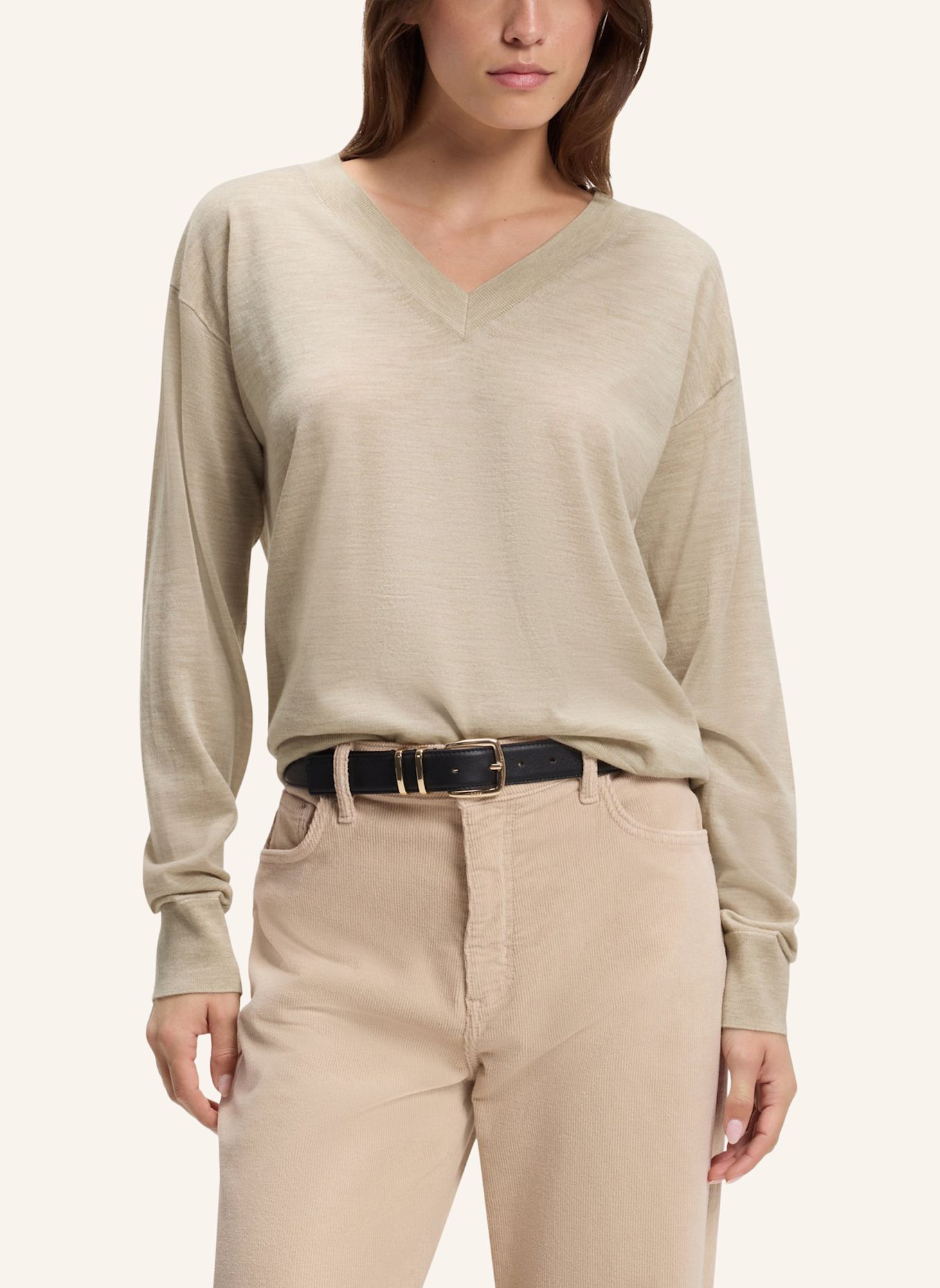 BOSS Pullover FREESLYN: WEISS