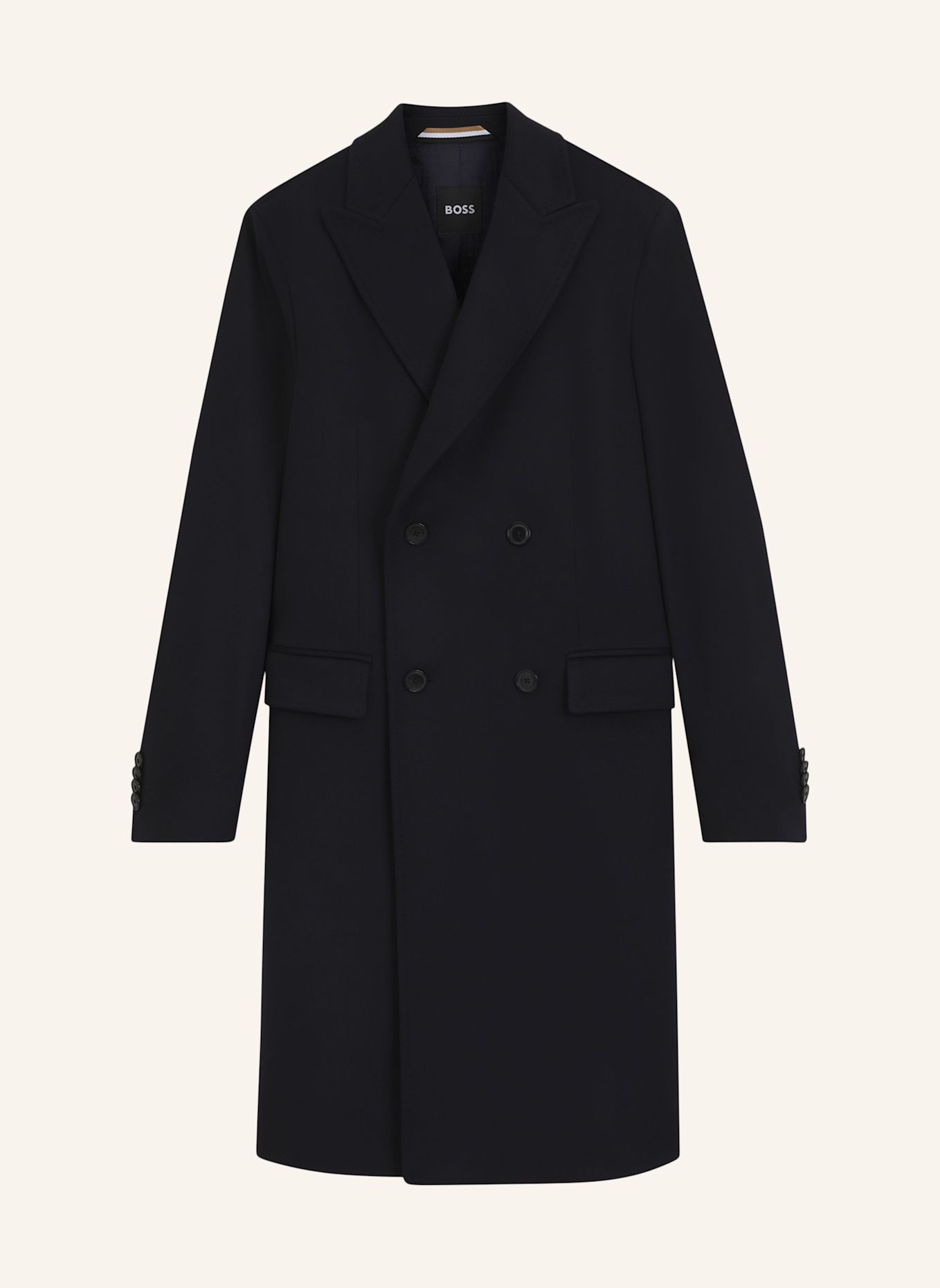 BOSS Mantel H-HYDE-DB-PEAK-234 Slim Fit: DUNKELBLAU