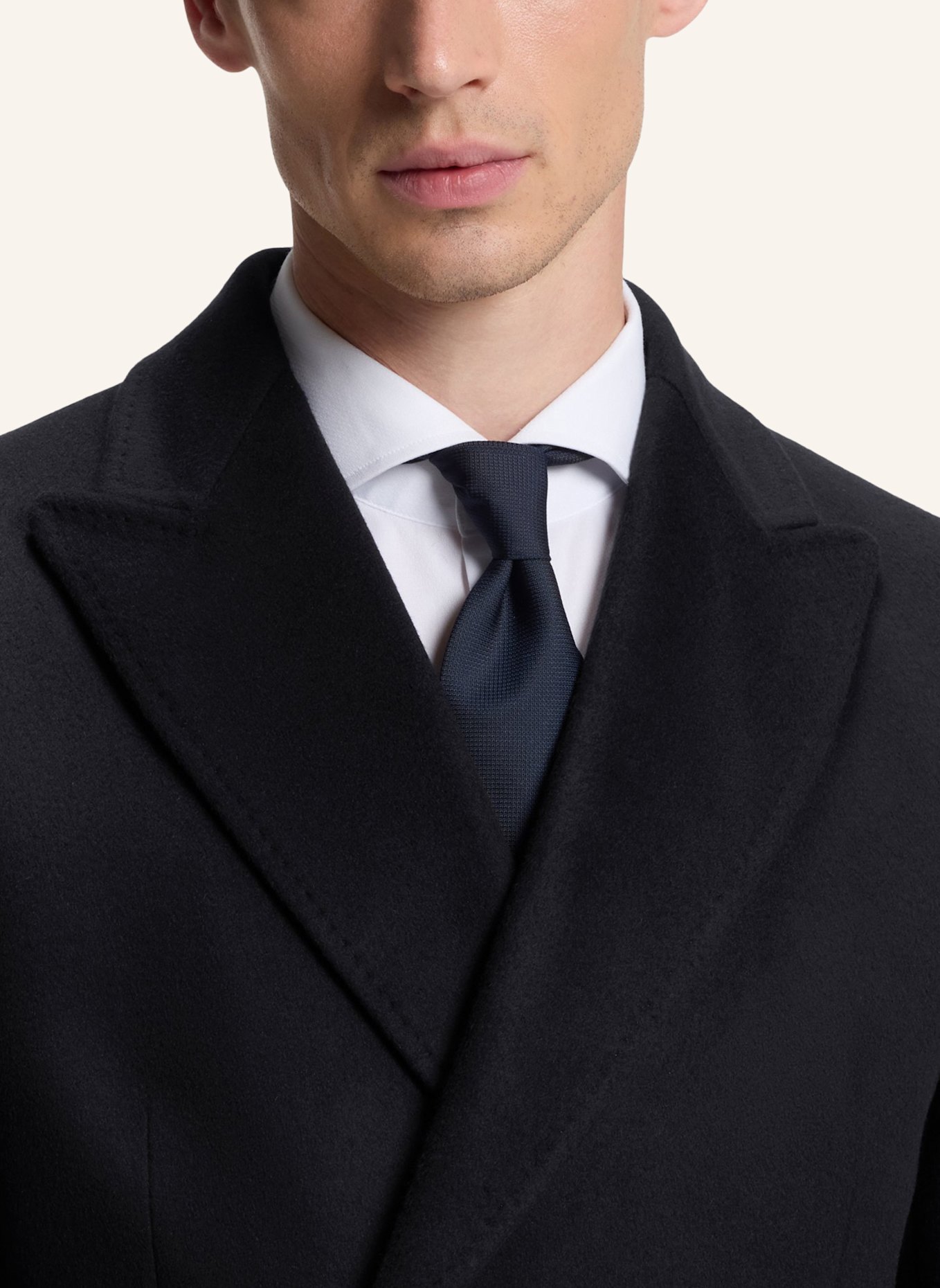 BOSS Mantel H-HYDE-DB-PEAK-234 Slim Fit: DUNKELBLAU