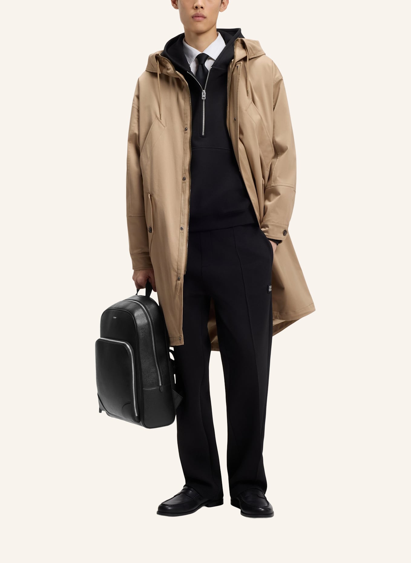HUGO Rucksack GO-BAG BACKPACK: SCHWARZ