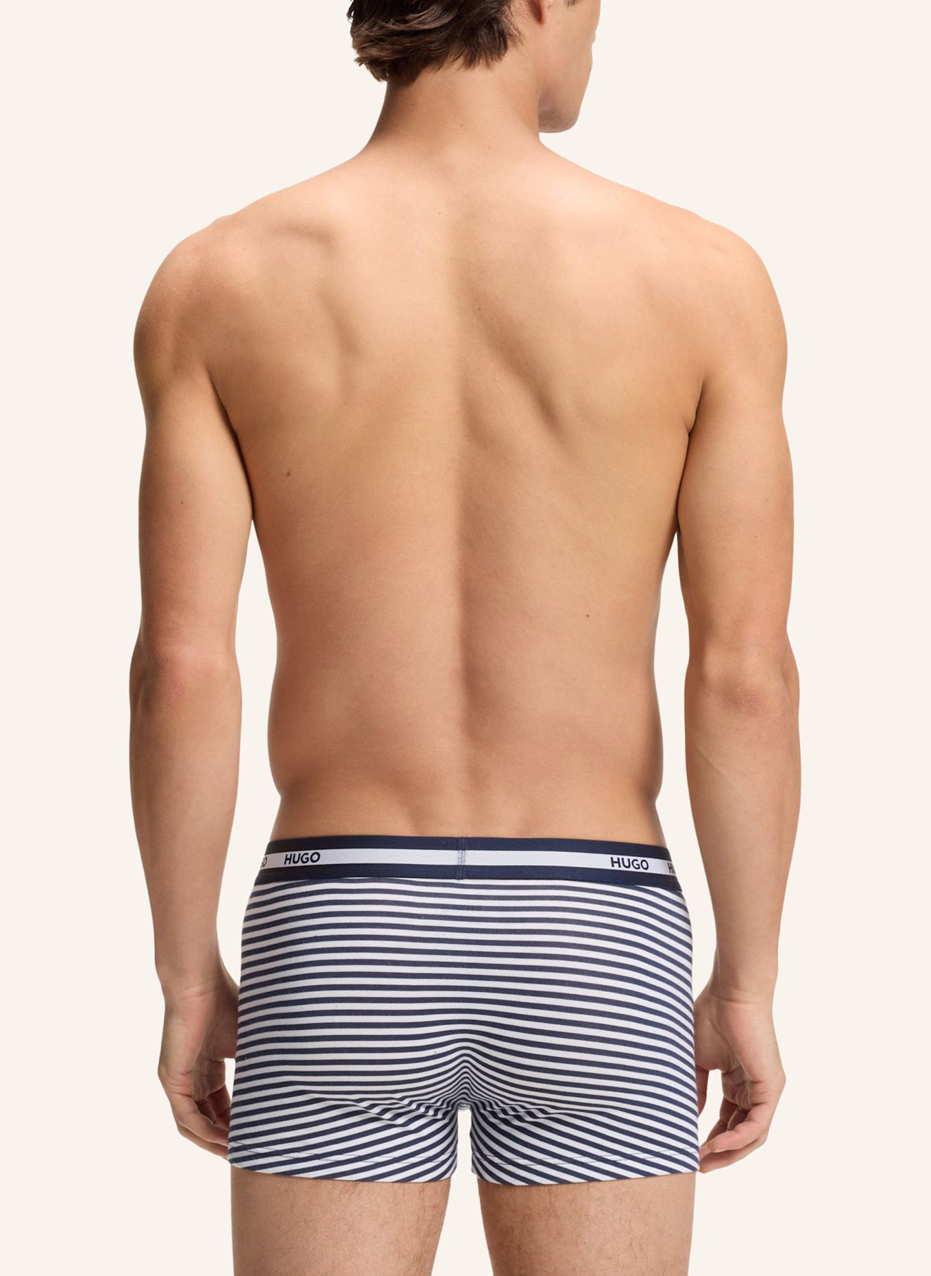 HUGO 3Er-Pack Boxershorts TRUNK TR PLANET DES: WEISS