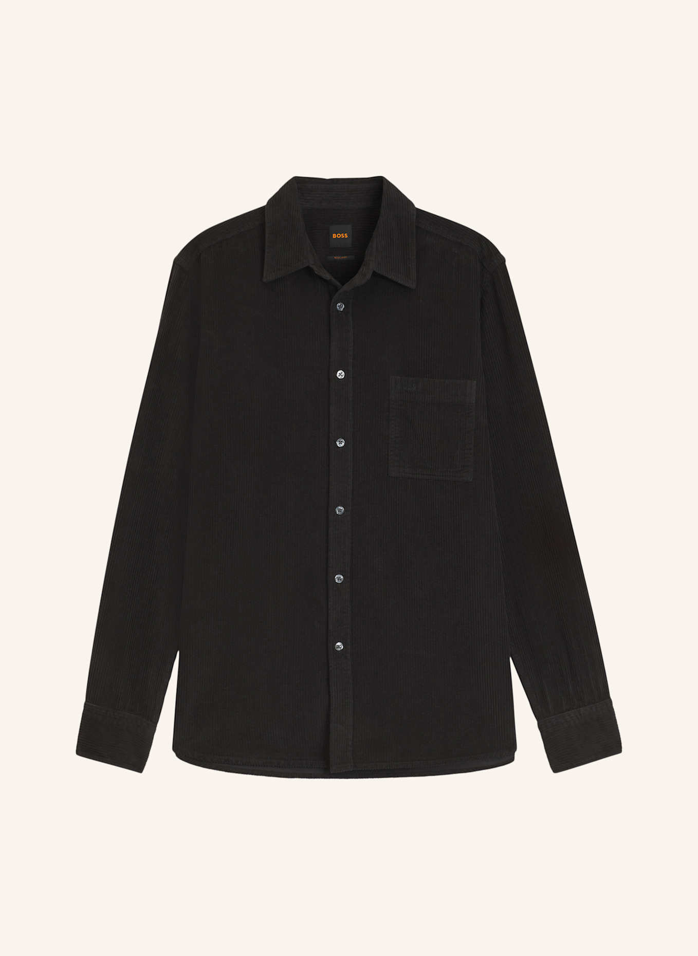 BOSS Hemd RELEGANT_6_M Regular Fit: SCHWARZ