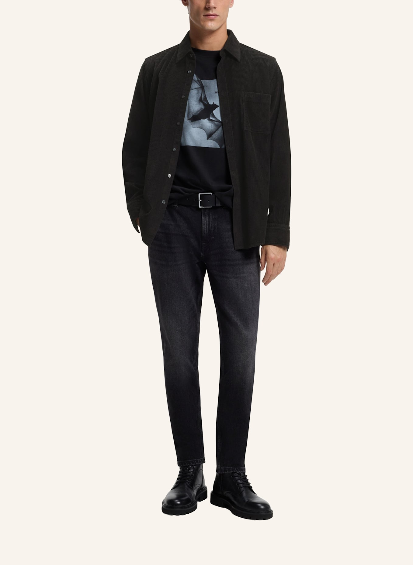 BOSS Hemd RELEGANT_6_M Regular Fit: SCHWARZ
