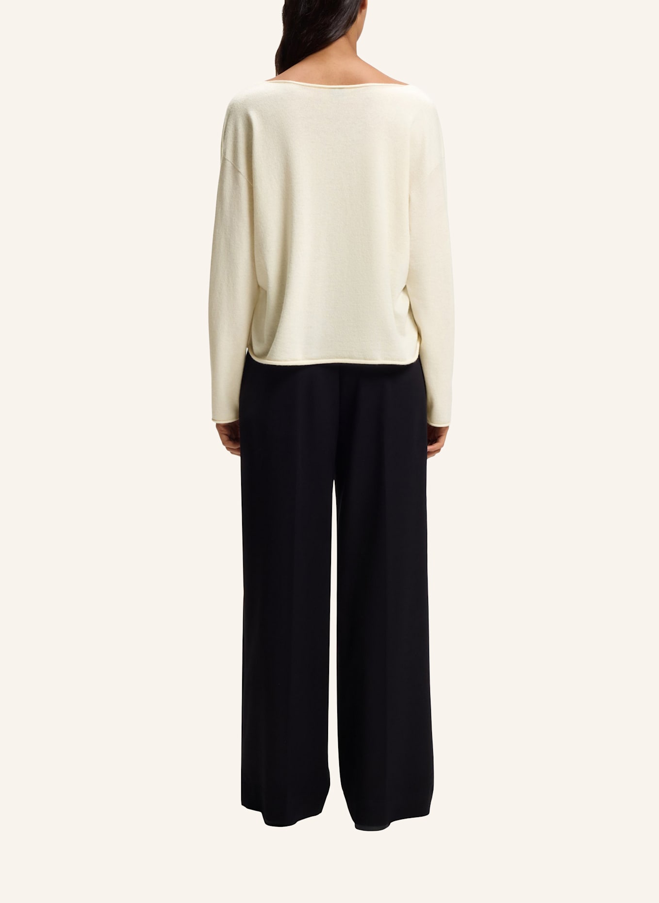 BOSS Pullover C_FAPRANI Relaxed Fit: WEISS