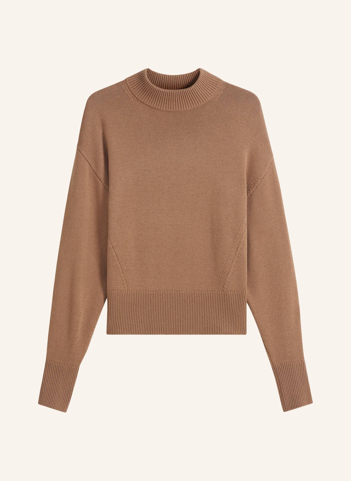 HUGO Pullover SORELLENIO Relaxed Fit: BRAUN