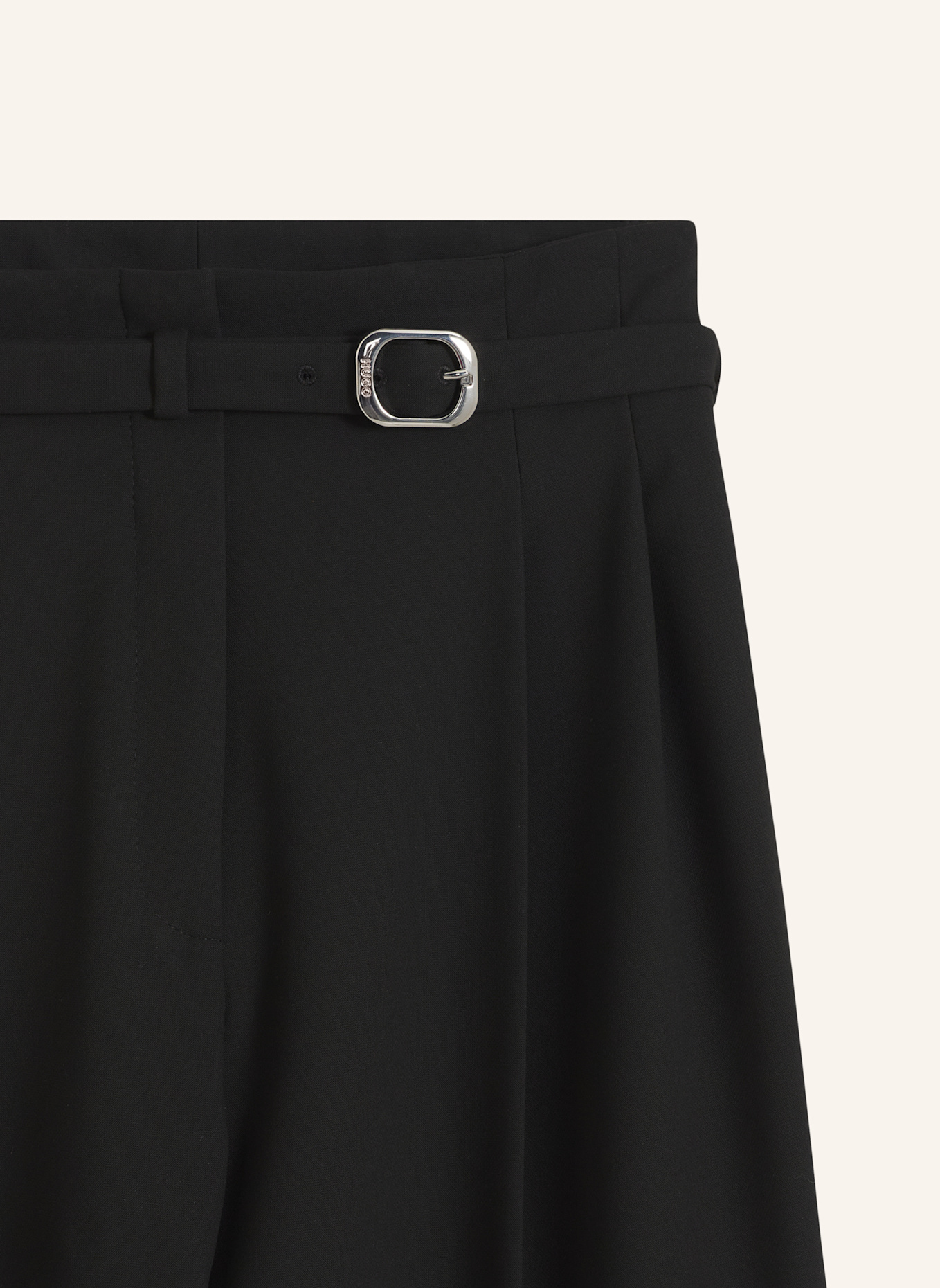 HUGO Hose HALMEA Relaxed Fit: SCHWARZ