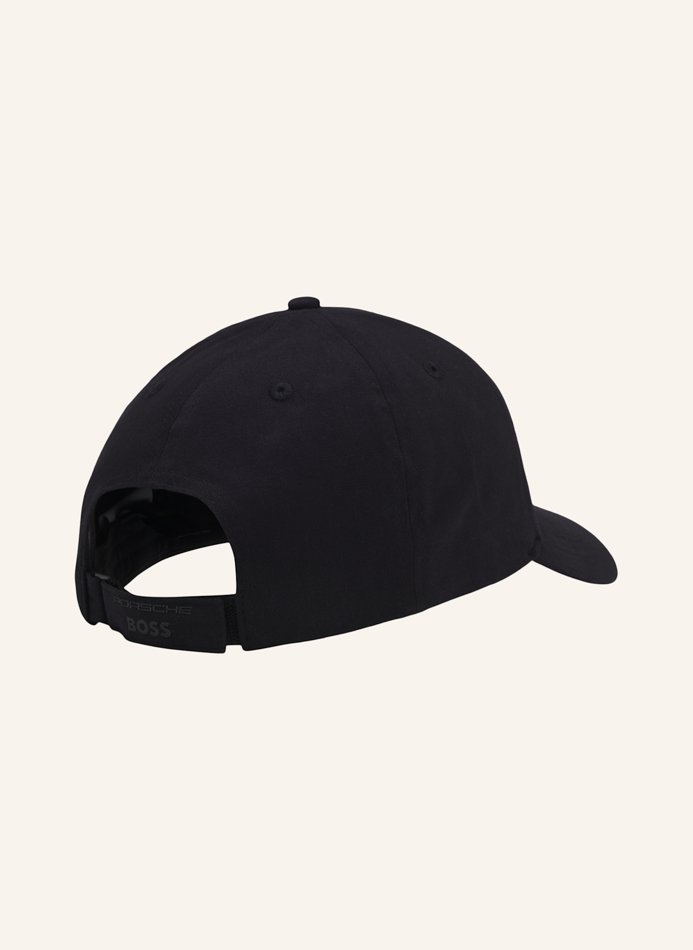 BOSS Gewebte Cap PYER_PS: SCHWARZ