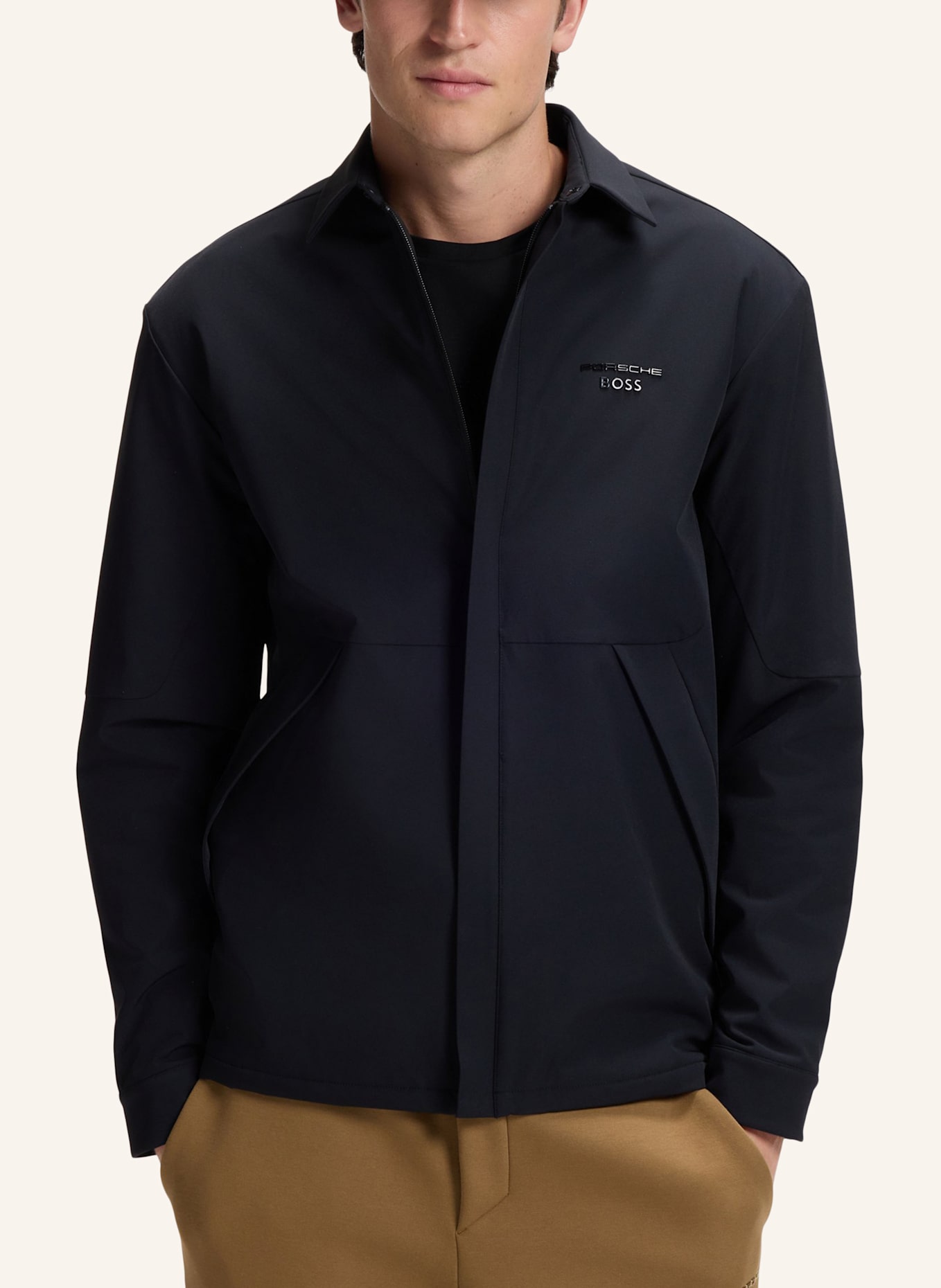 BOSS Gewebte Cap PYER_PS: SCHWARZ