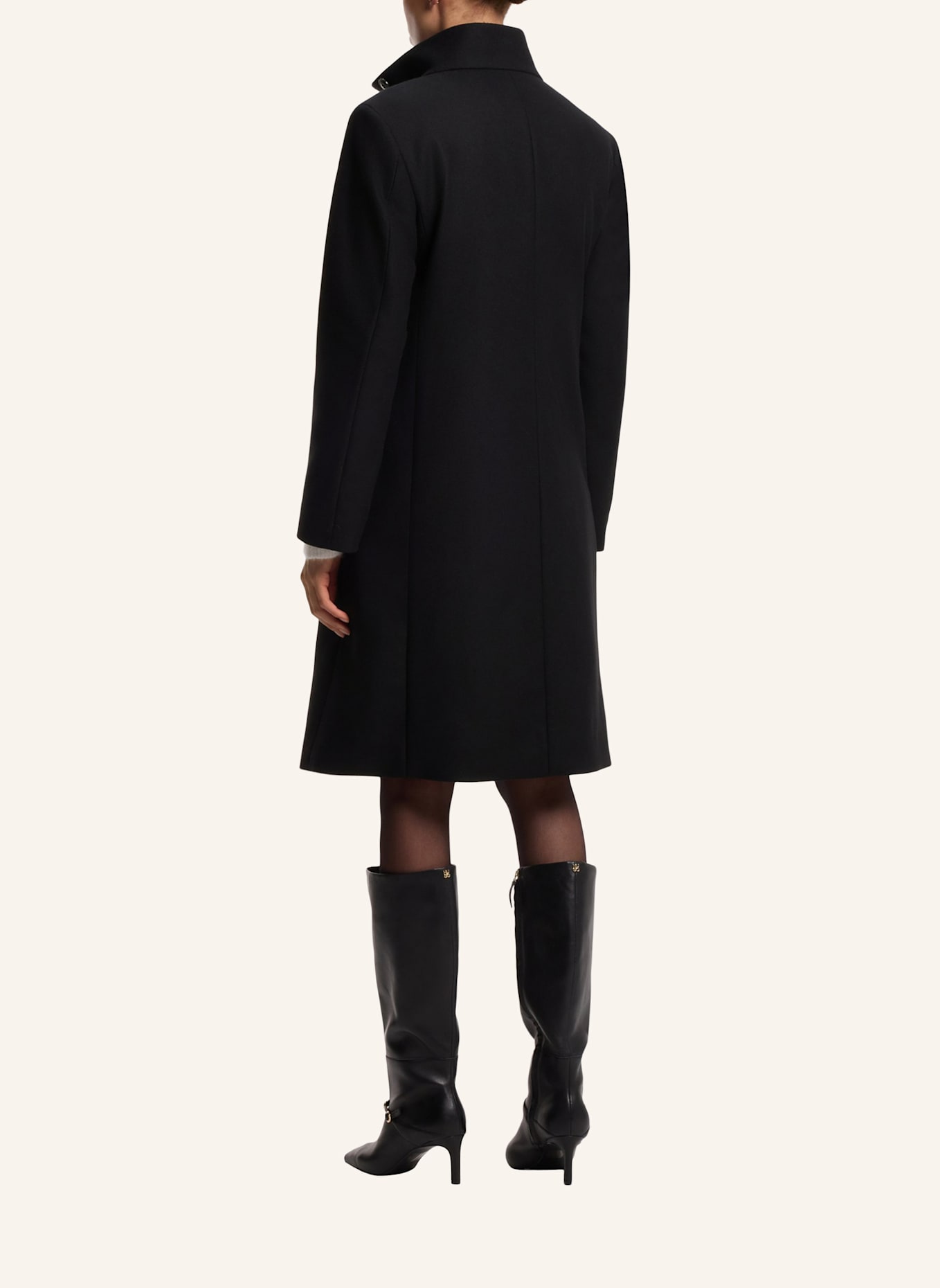 HUGO Mantel MUGO Regular Fit: SCHWARZ