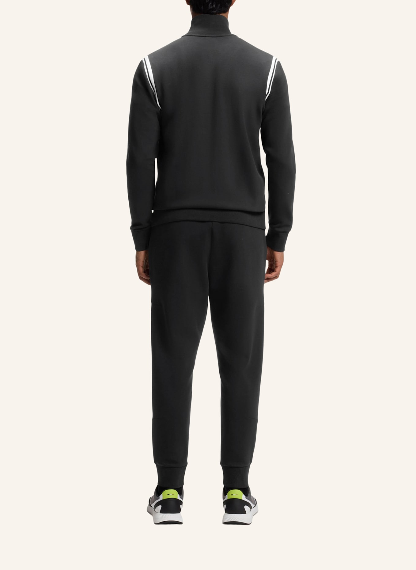 BOSS Sweatshirt TRACKSUIT SET Regular Fit: SCHWARZ