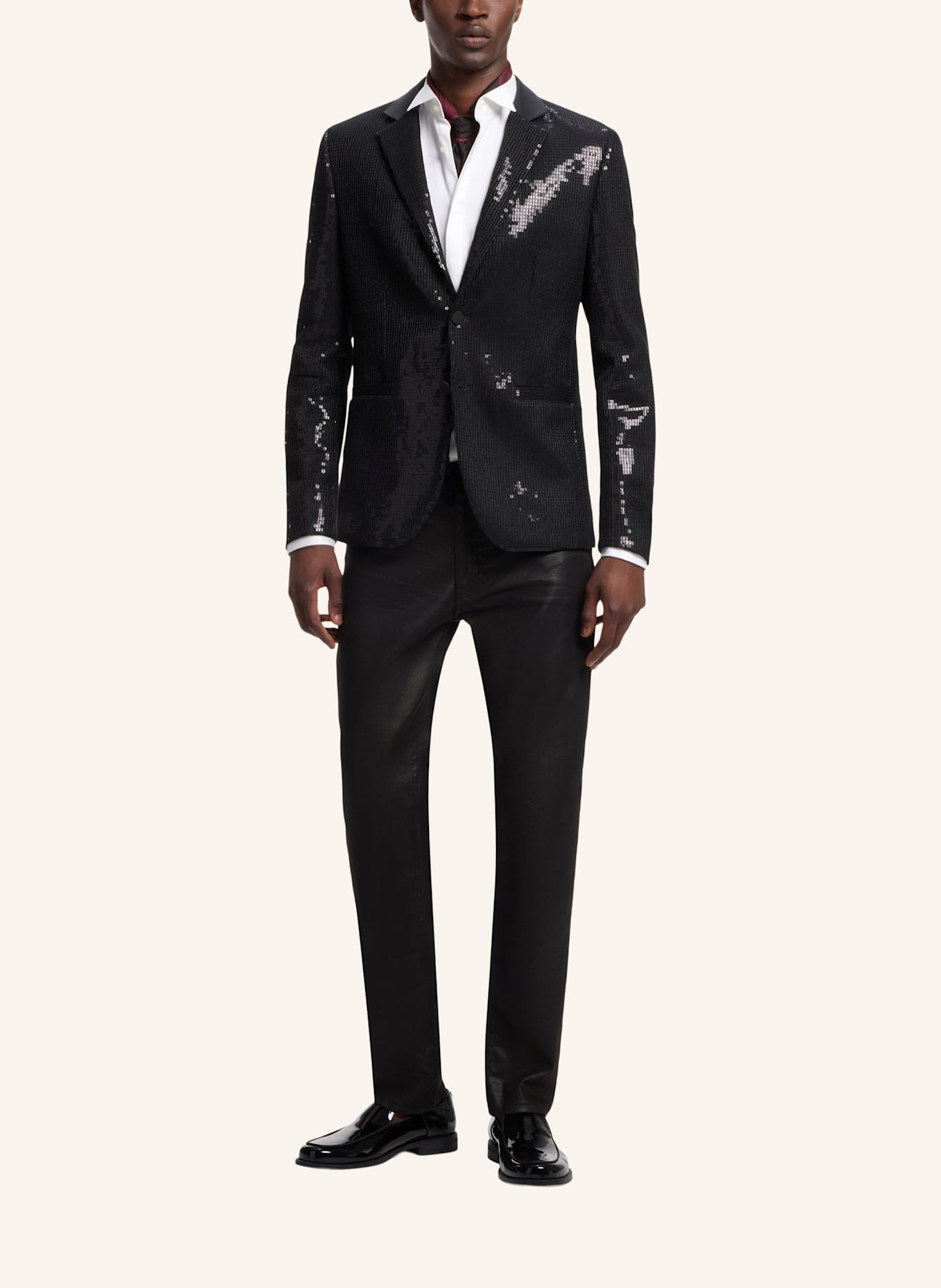 HUGO Jeans HUGO 708 Slim Fit: SCHWARZ