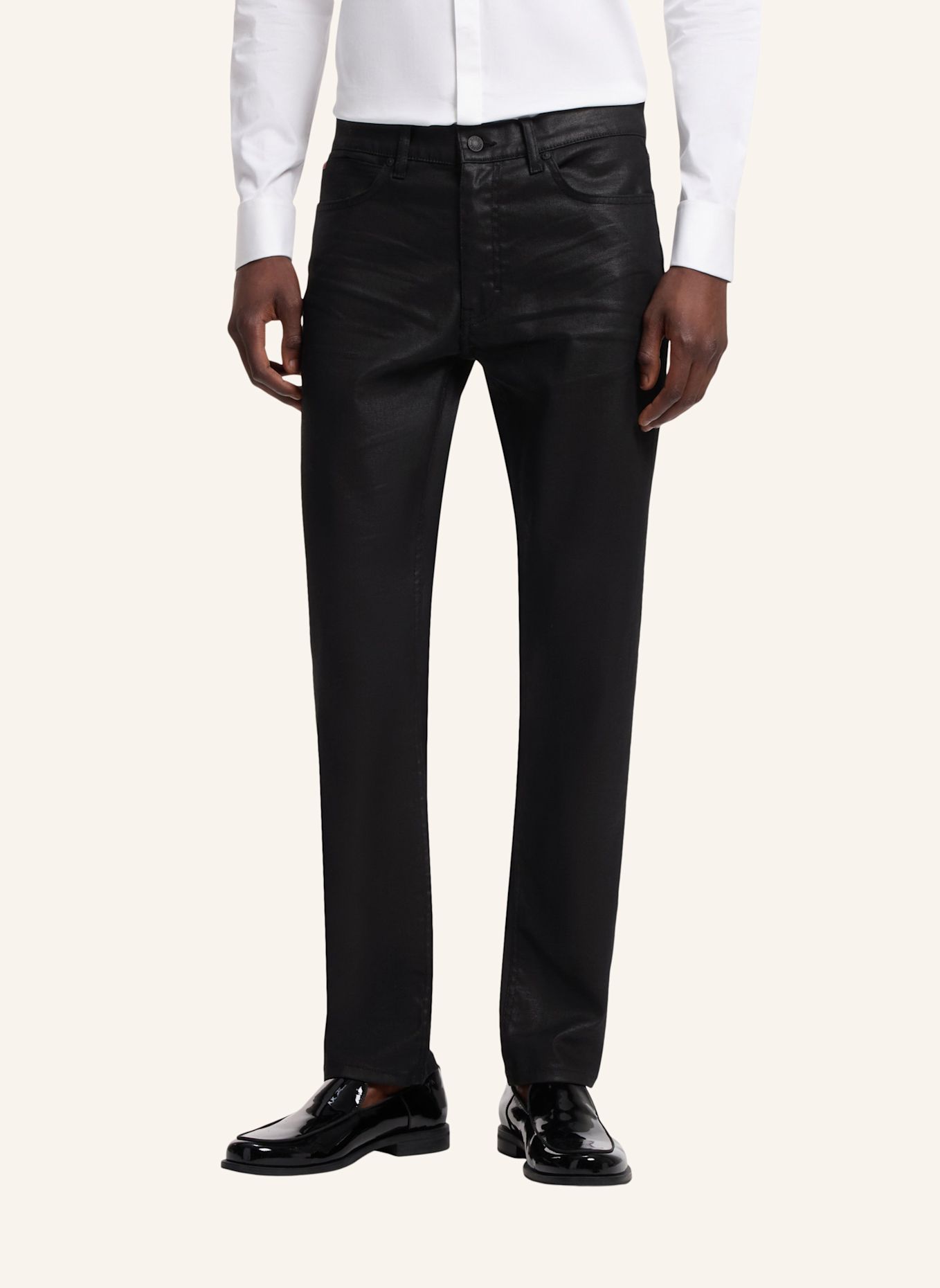 HUGO Jeans HUGO 708 Slim Fit: SCHWARZ