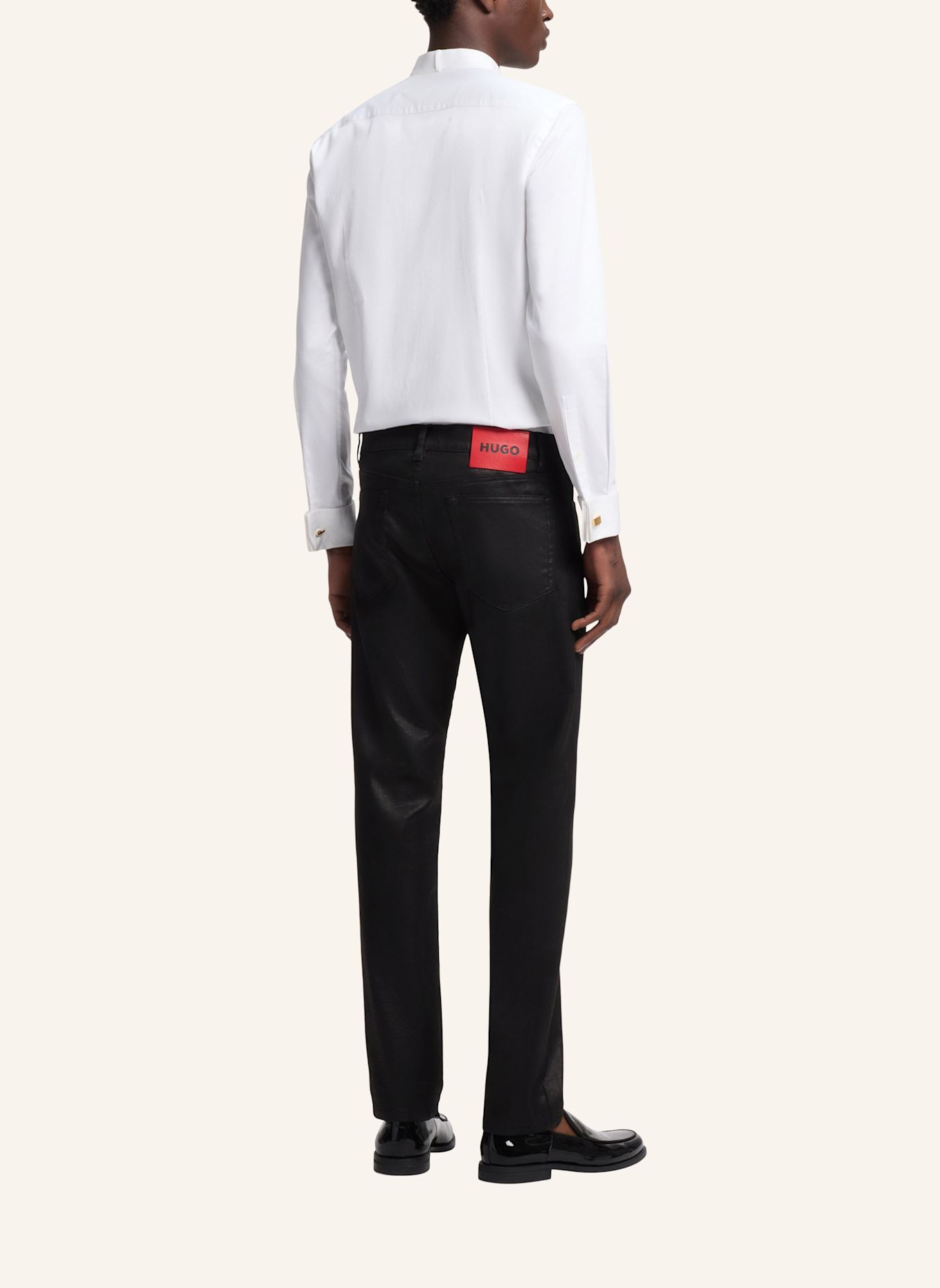 HUGO Jeans HUGO 708 Slim Fit: SCHWARZ