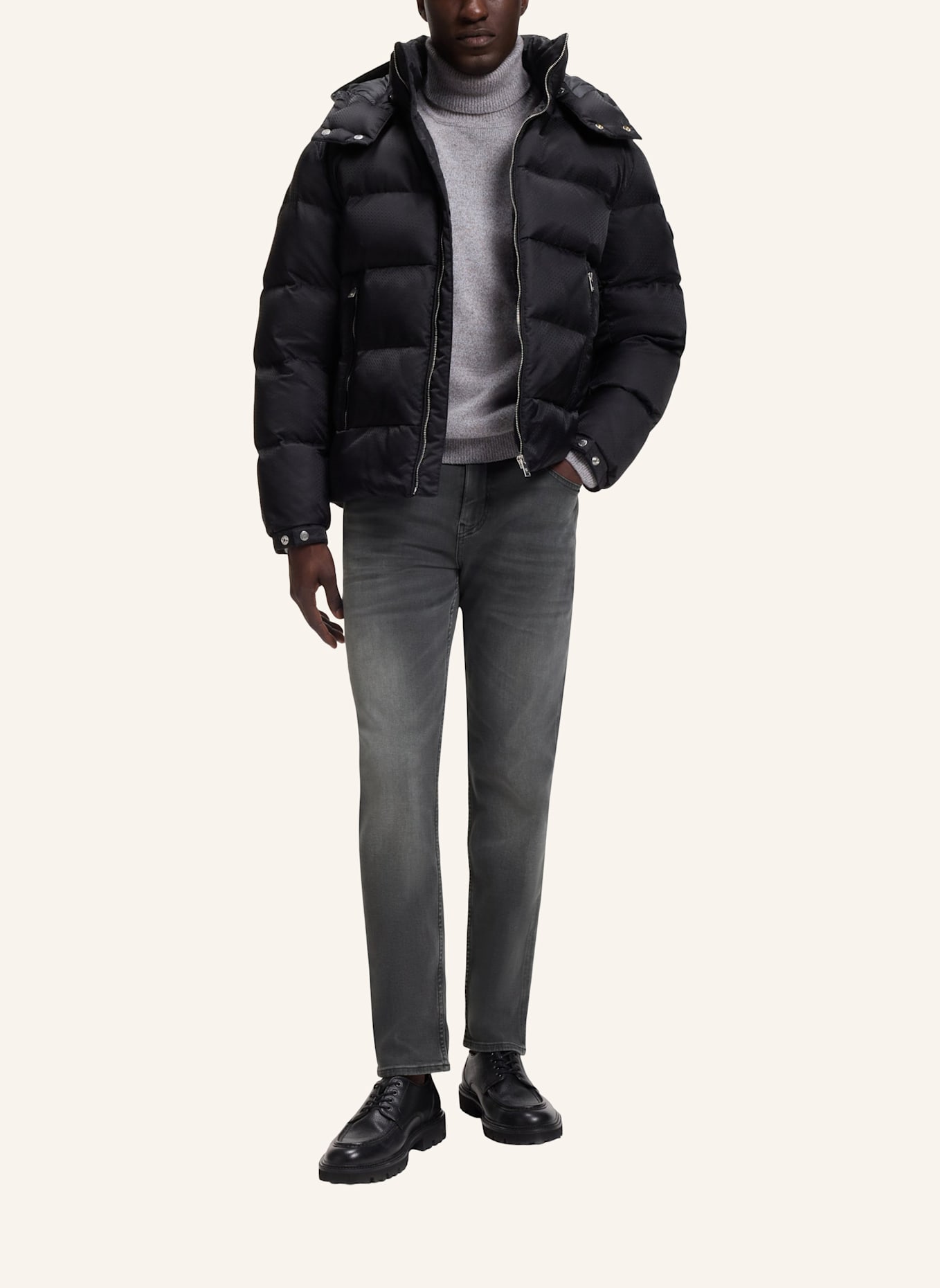 BOSS Jeans H-RE.MAINE Regular Fit: DUNKELGRAU
