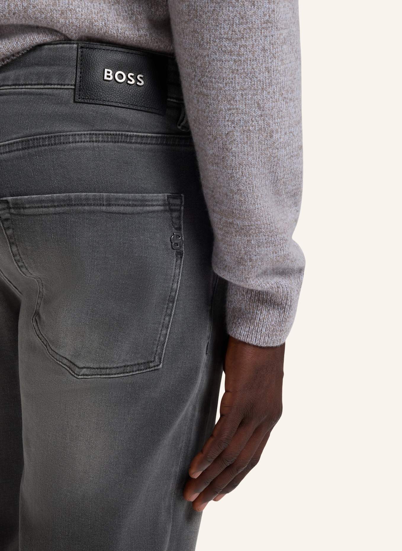 BOSS Jeans H-RE.MAINE Regular Fit: DUNKELGRAU