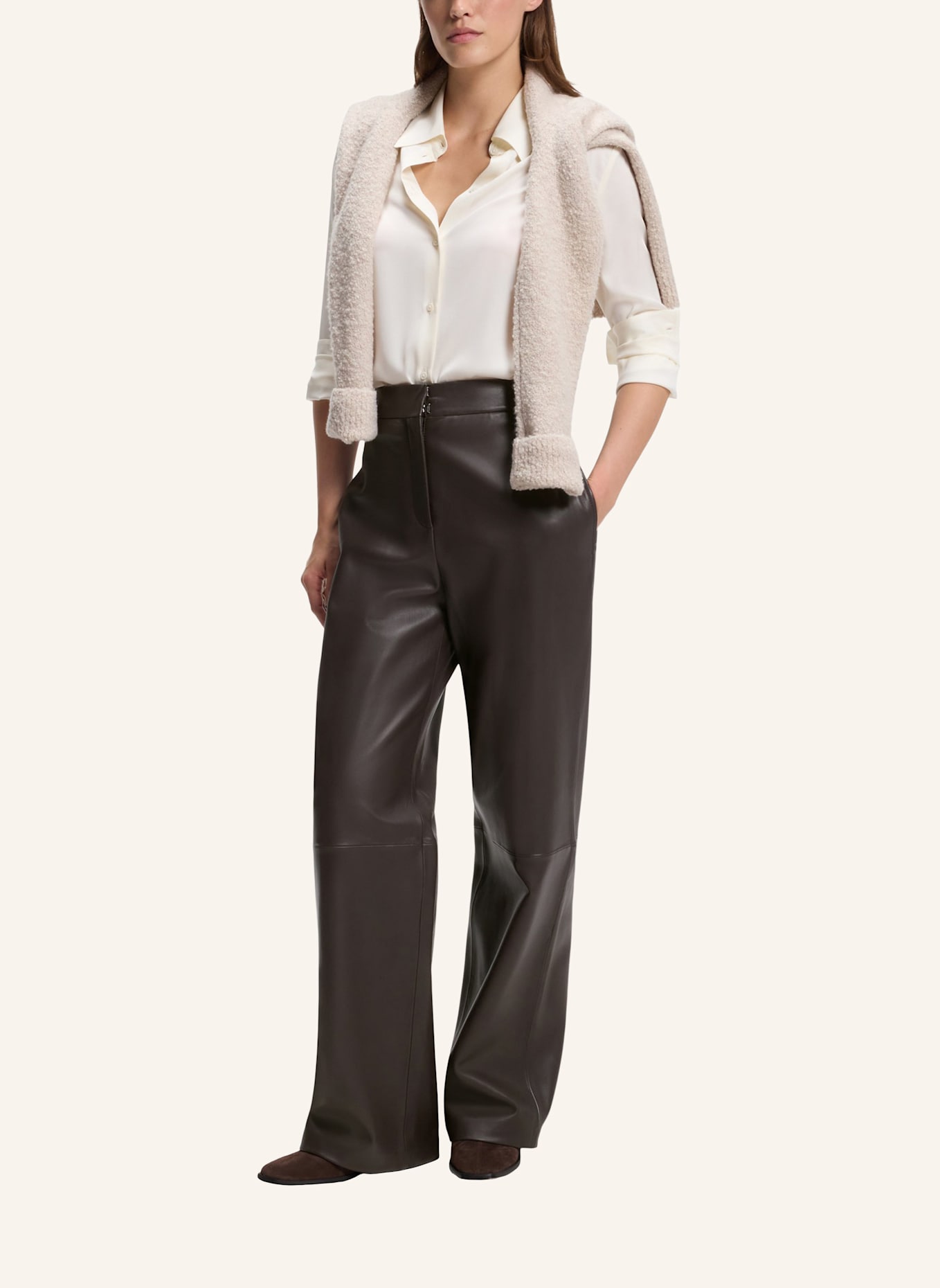 BOSS Hose SIPASA Regular Fit: BRAUN