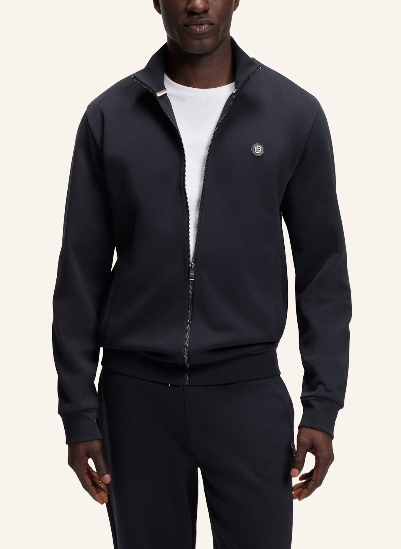 BOSS Sweatshirt C-SIZA 01 Regular Fit: DUNKELBLAU