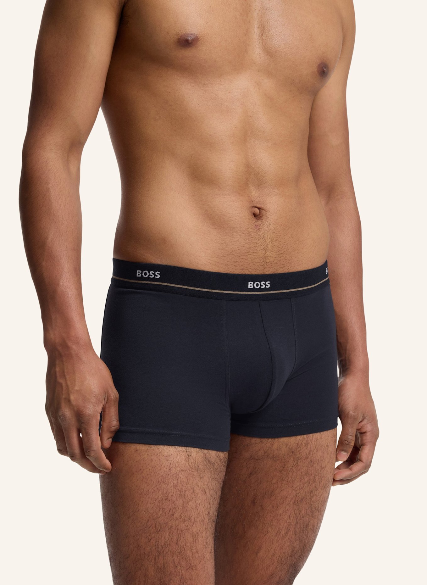 BOSS Boxer Short TRUNK 5P ESSENTIAL: DUNKELBLAU